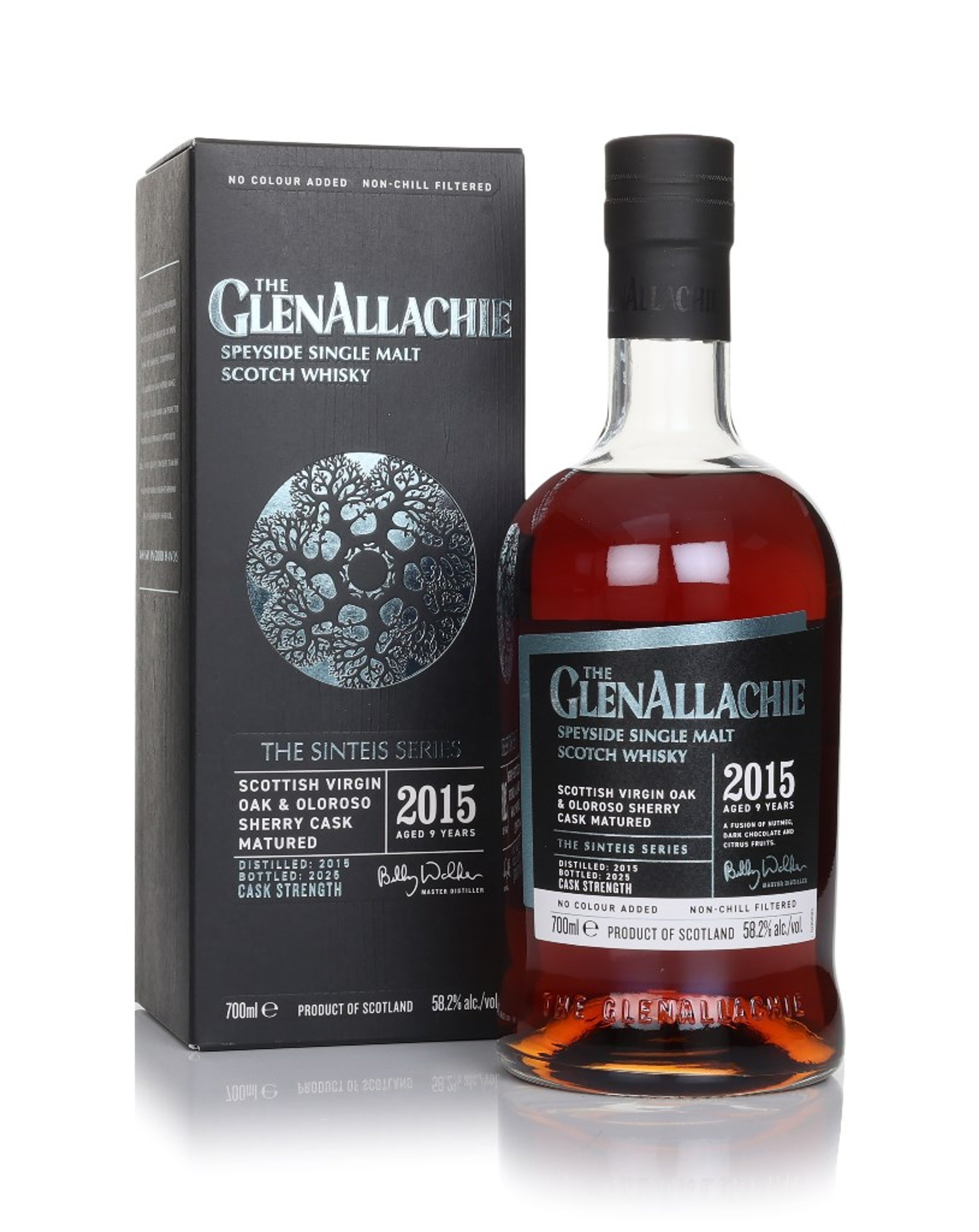 Glenallachie Sinteis Series Part Two - 2015 Scottish Virgin Oak and Oloroso Cask Matured 70cl