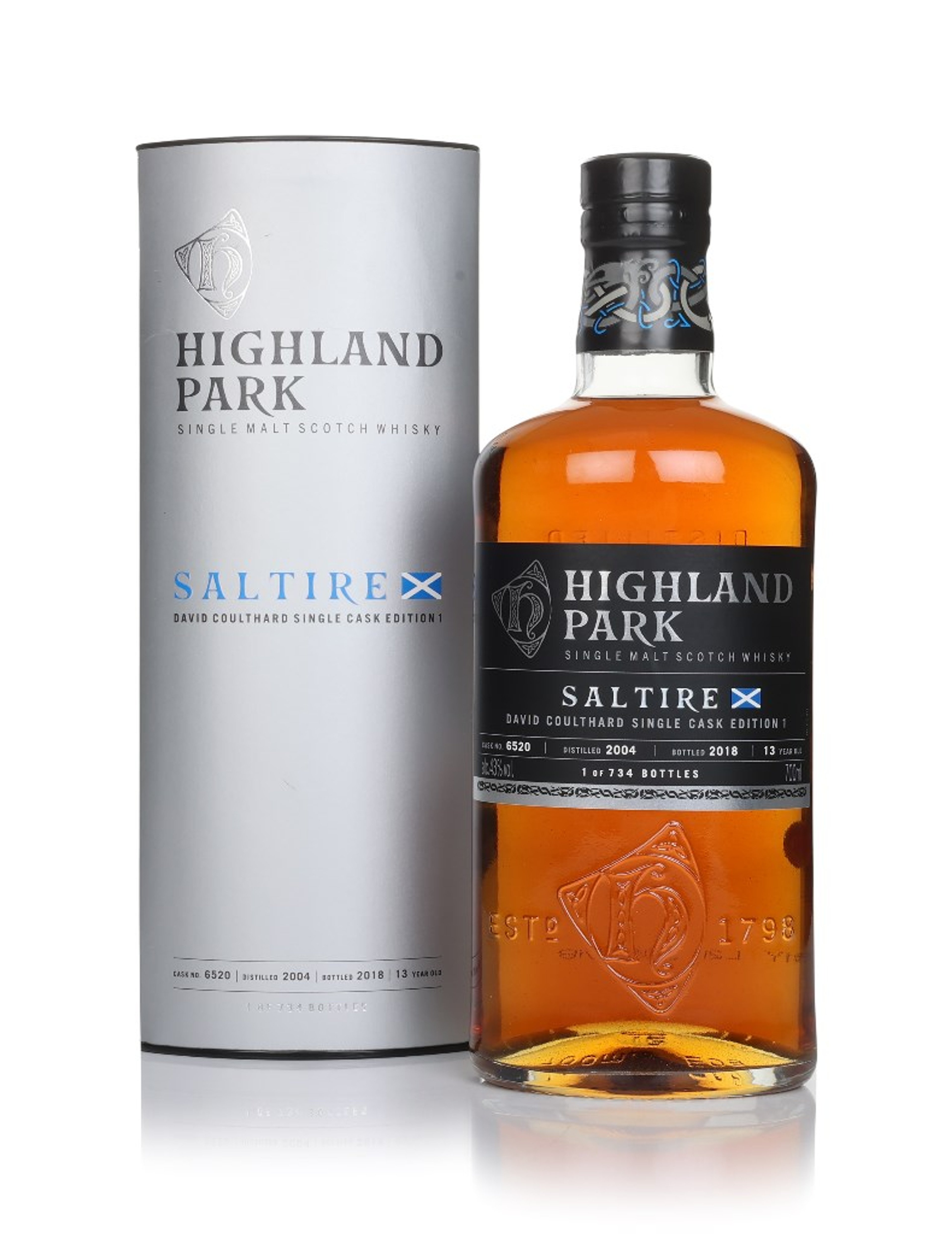Highland Park 13 Year Old - Saltire David Coulthard Edition #1 70cl