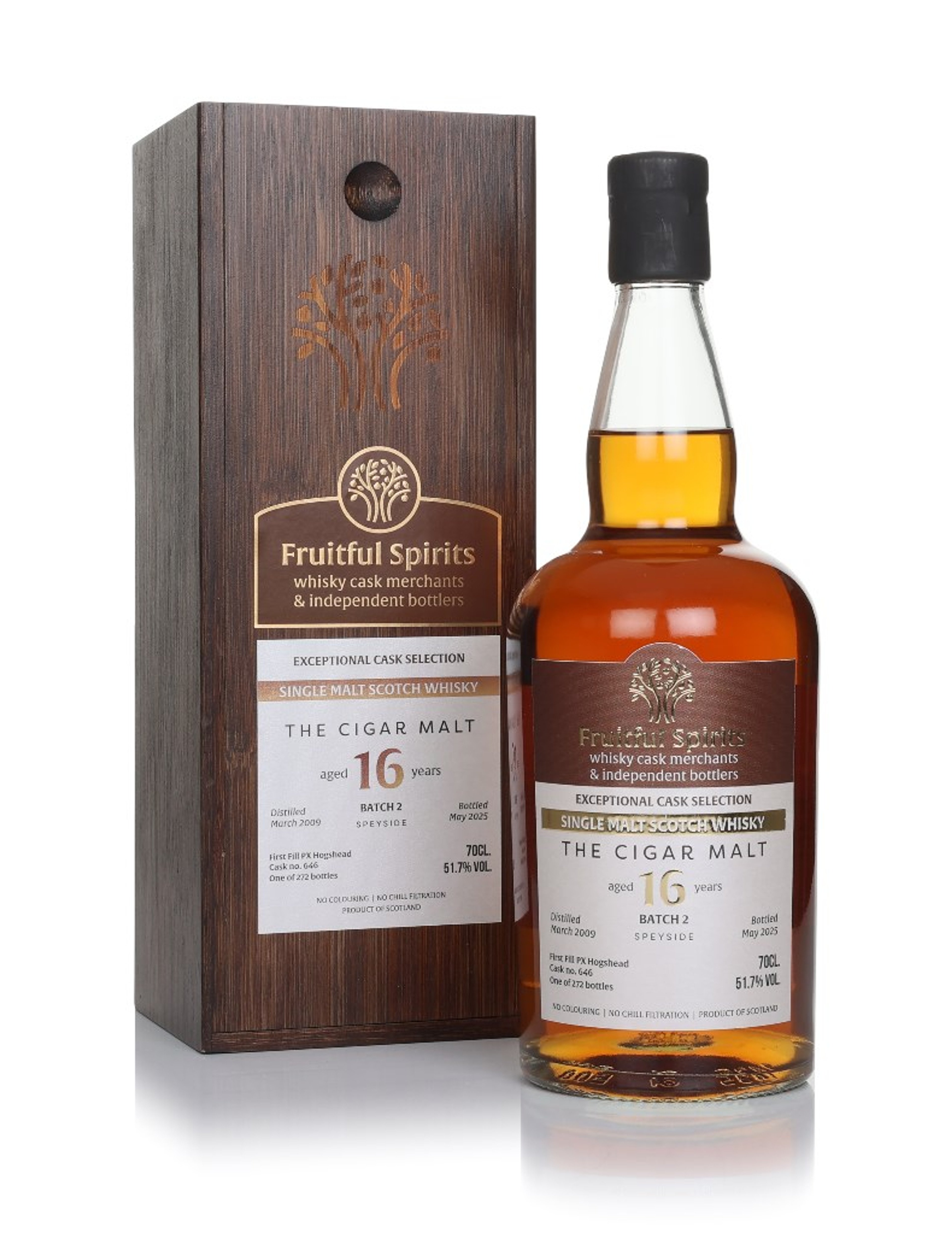 The Cigar Malt Batch 2 - Fruitful Spirits 70cl