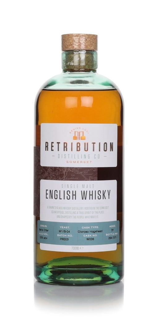 Retribution 3 Year Old (cask W006) - Oloroso Cask 70cl