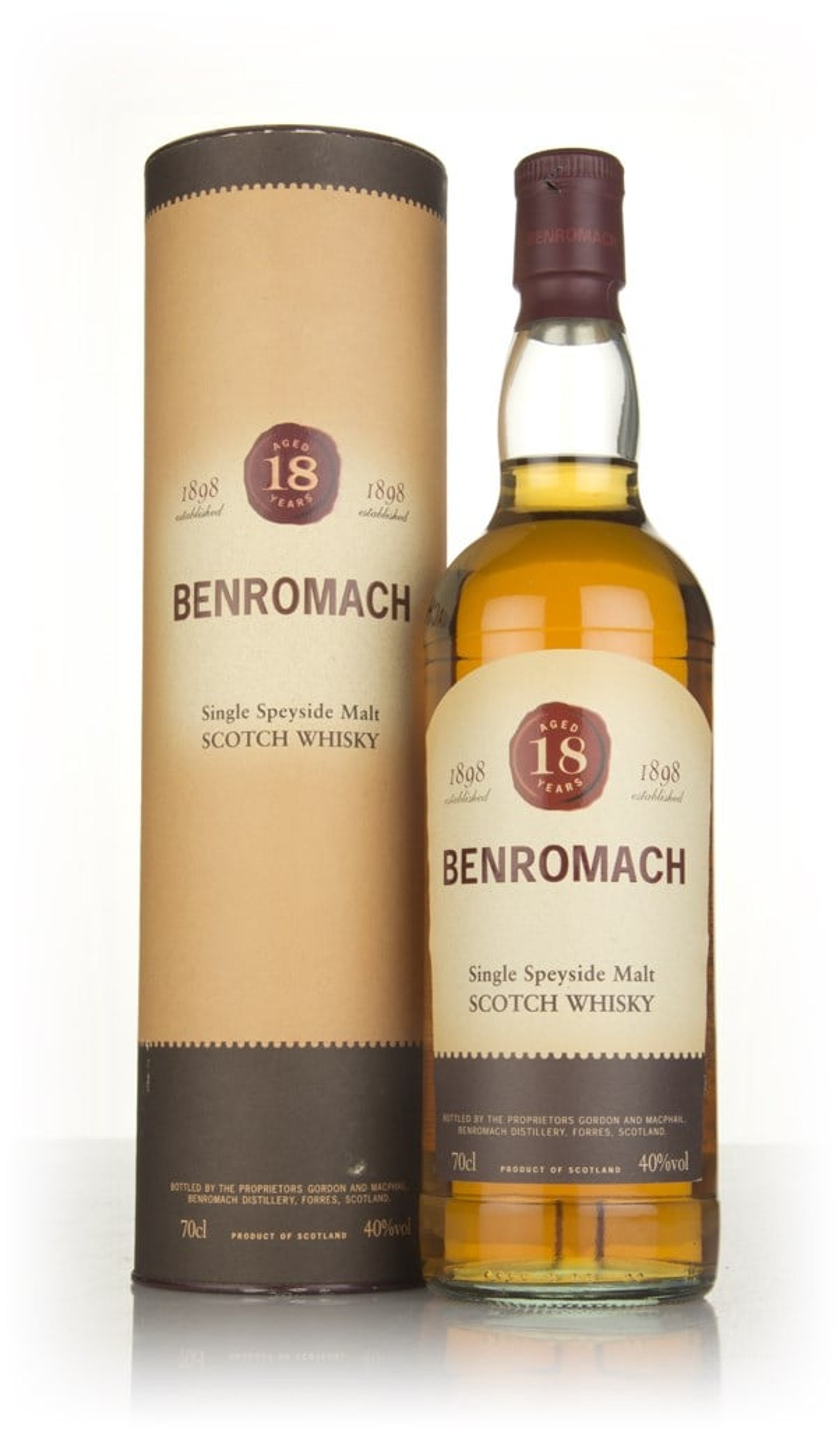 Benromach 18 Year Old - Late 1990s 70cl