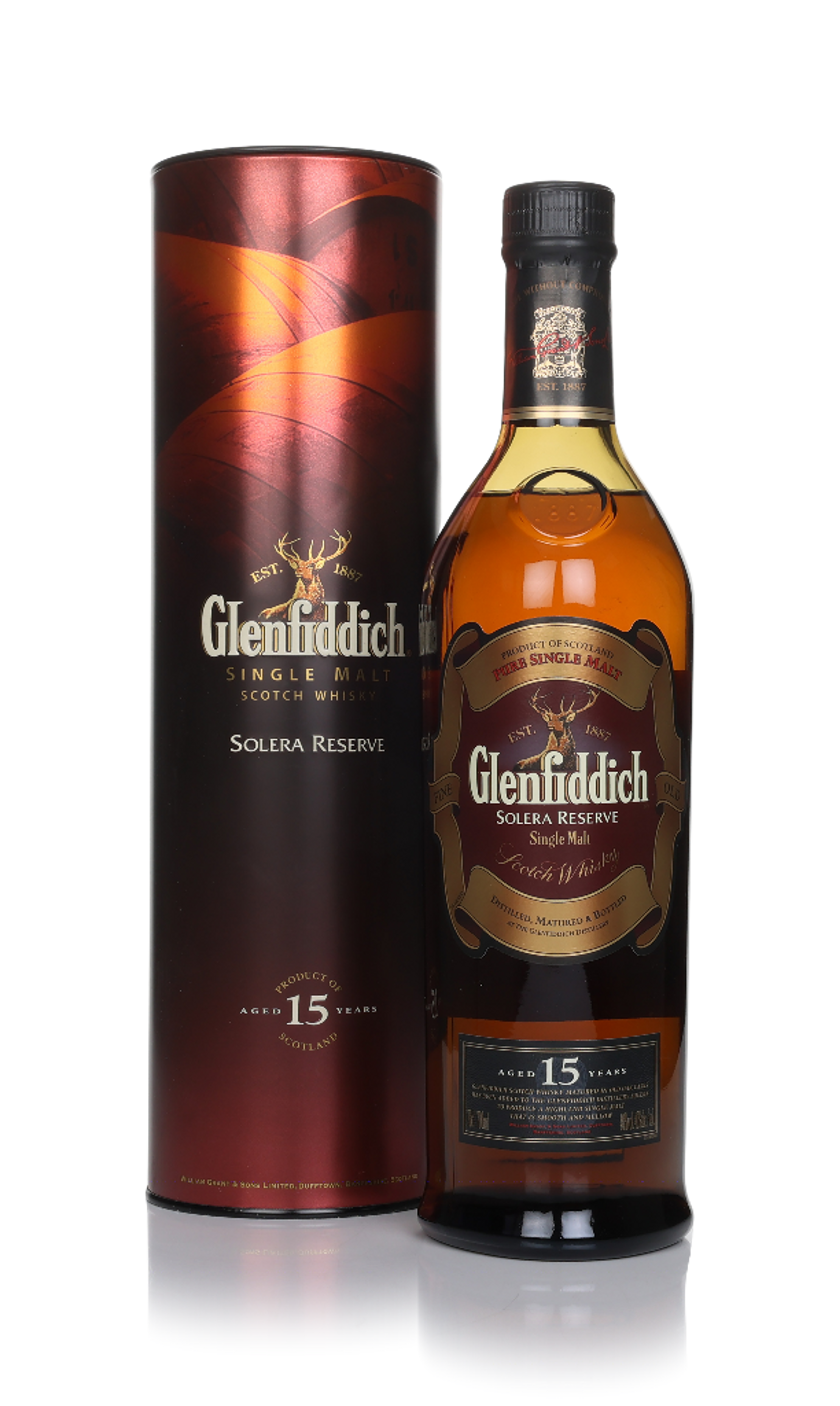 Glenfiddich Solera Reserve 15年 希少旧ボトル Auld River Whisky ウイスキー・オールドボトル・スコッチ