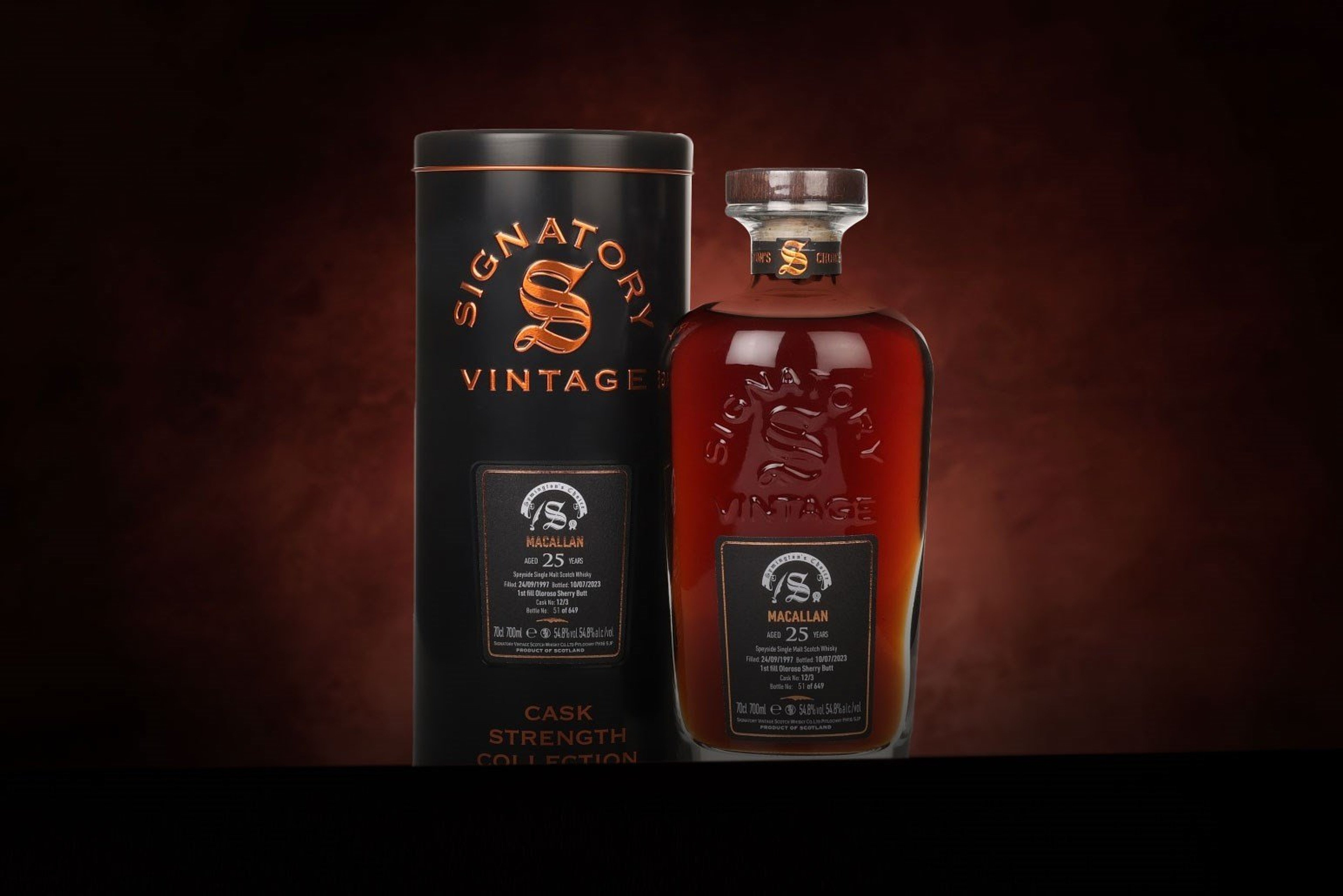 *COMPETITION* Macallan 25 Year Old 1997 (cask 12/3) - Cask Strength Collection (Signatory) Whisky Ticket 70cl