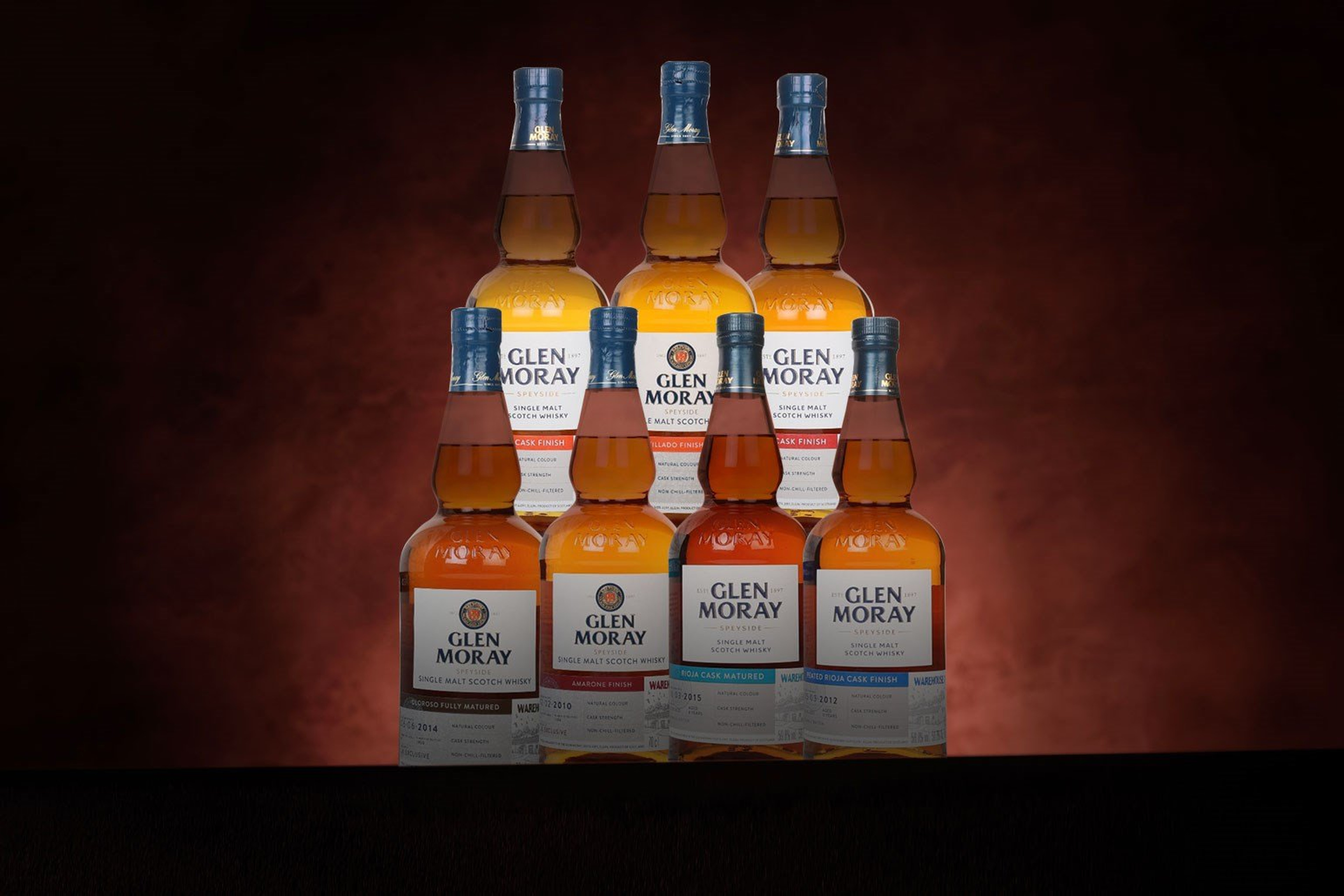 *COMPETITION* Glen Moray Warehouse 1 Whisky Collection (7) Ticket 70cl