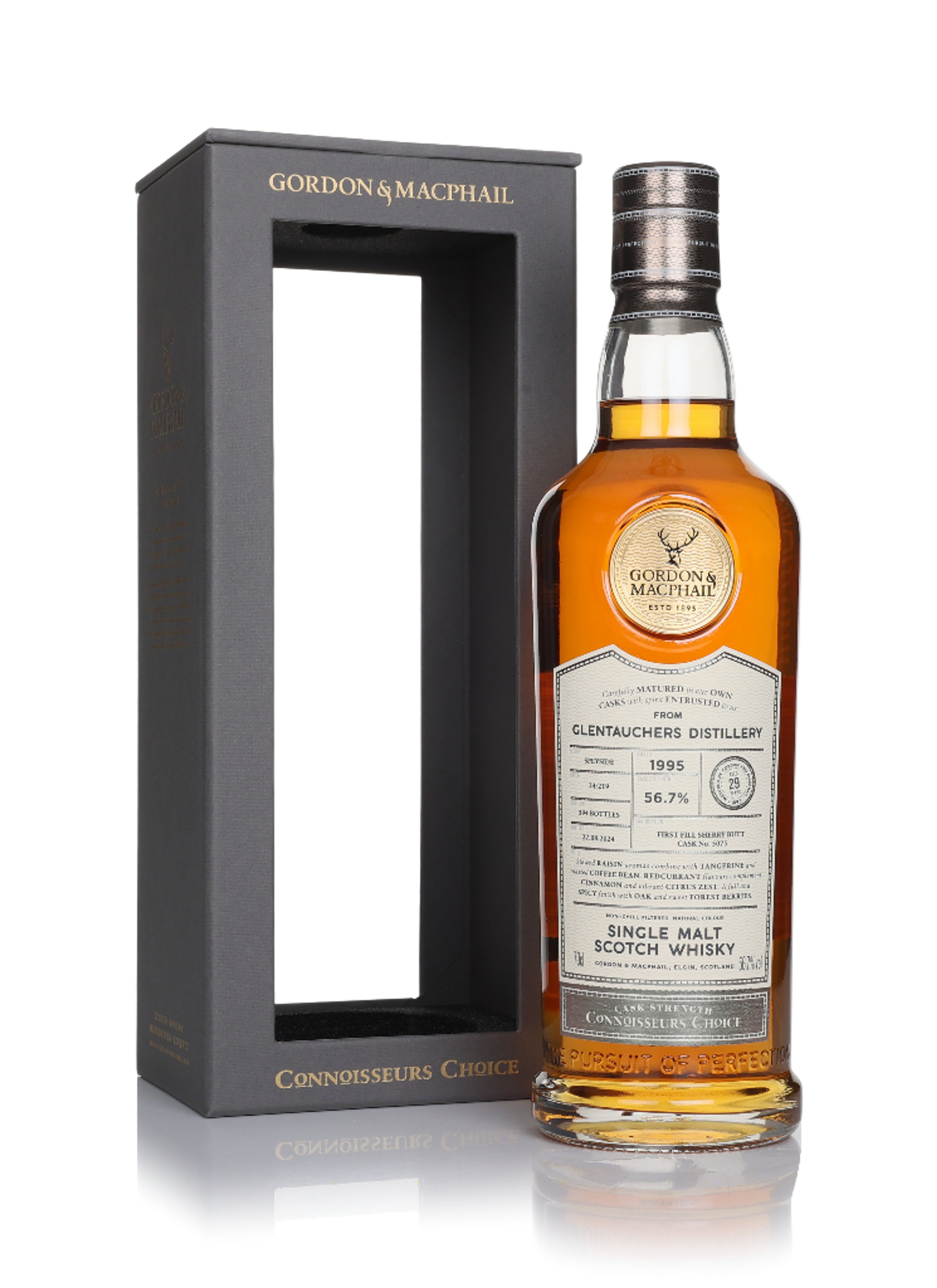 Glentauchers 29 Year Old 1995 (cask 5075) - Connoisseurs