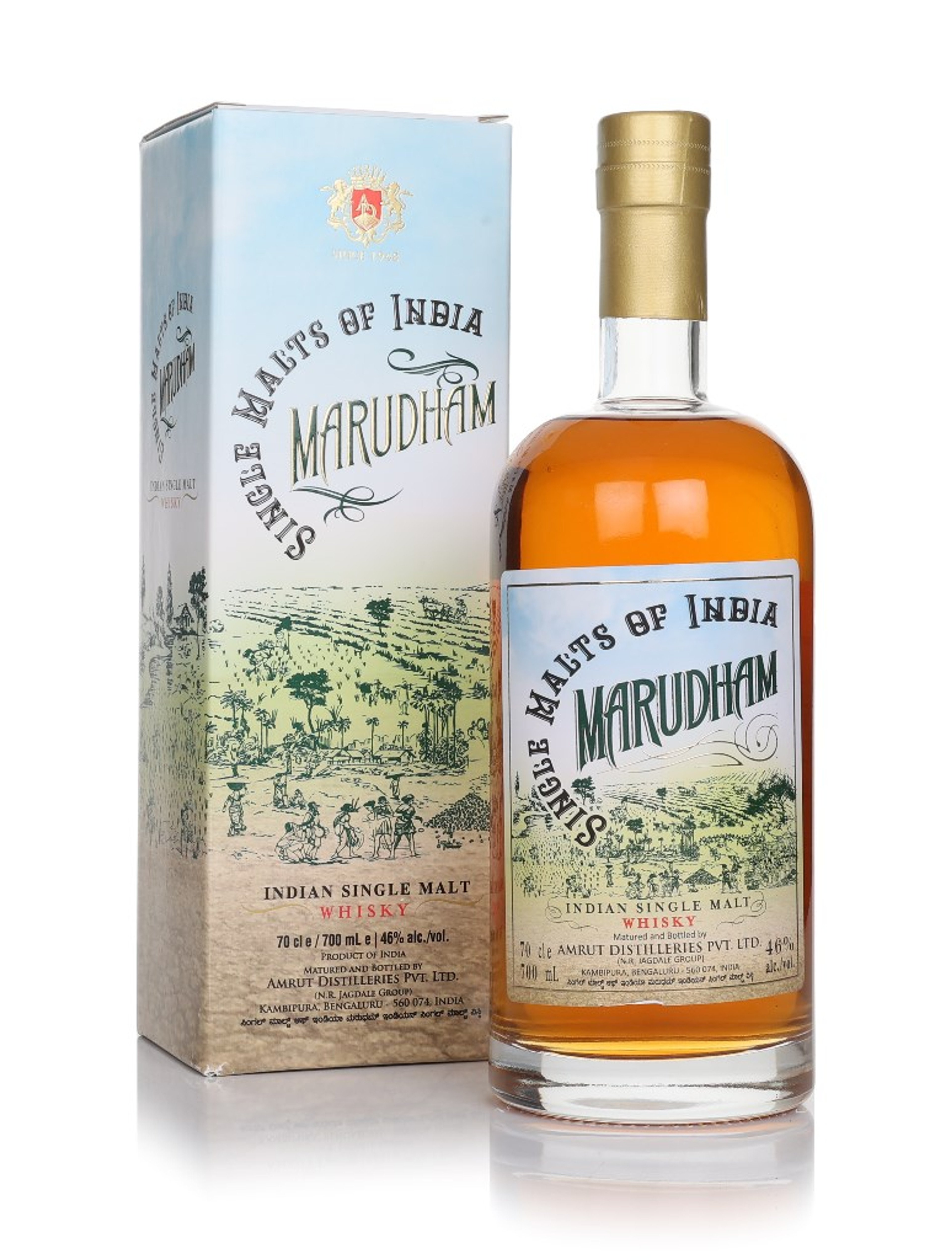 Amrut Single Malts of India Marudham 70cl