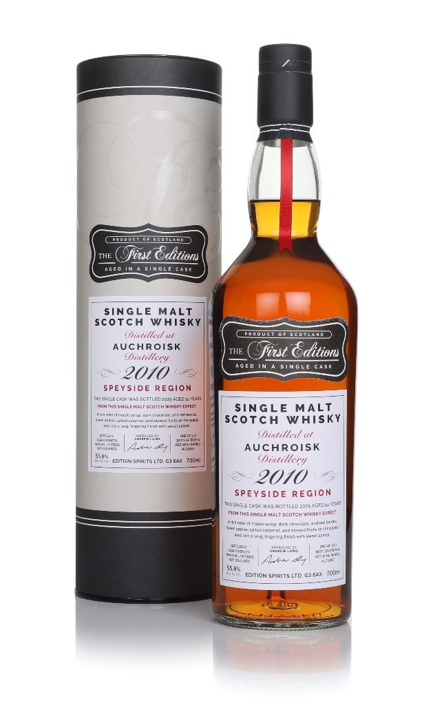 Auchroisk 14 Year Old 2010 (cask 21876) - The First Editions (Hunter Laing) 70cl