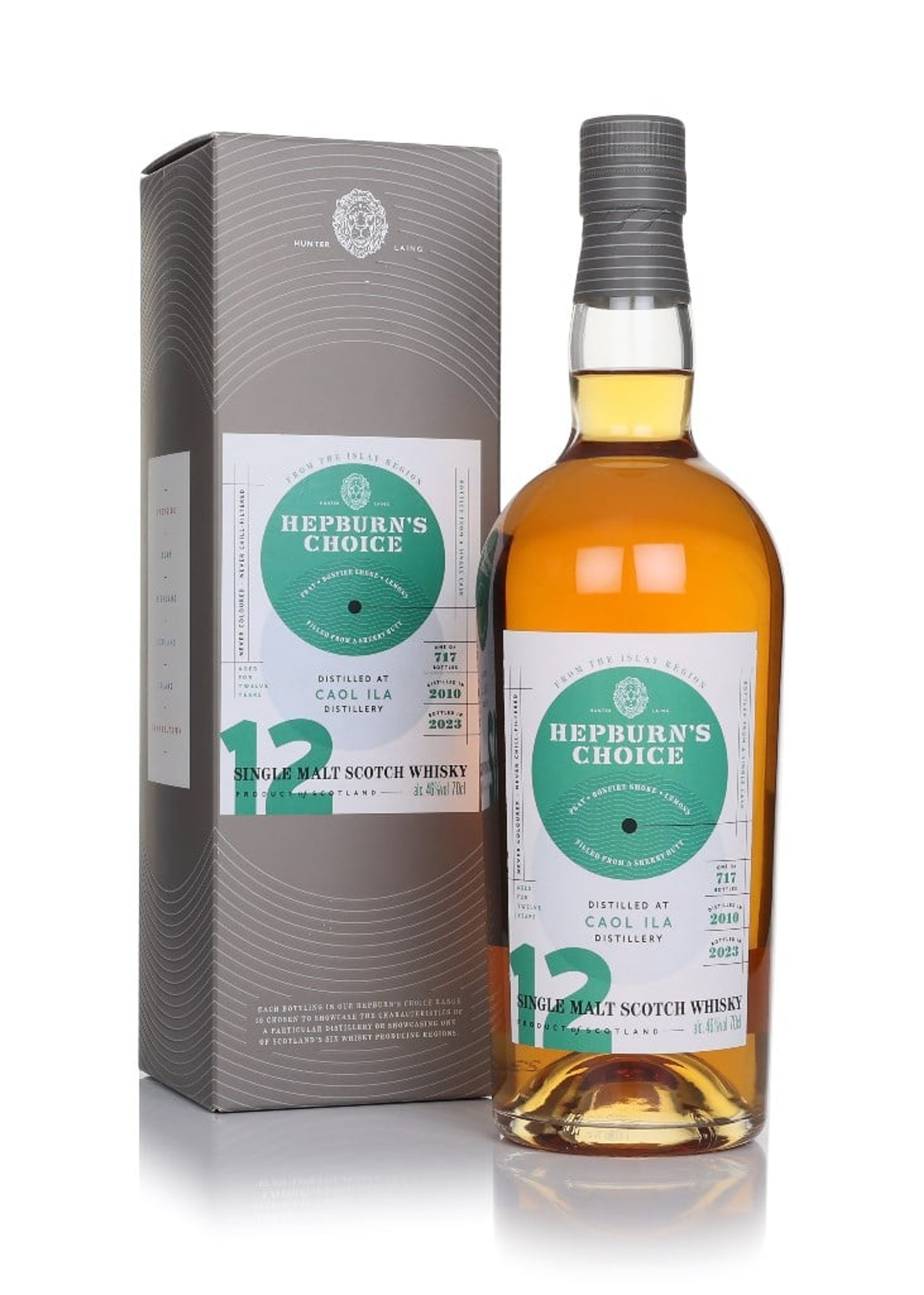 Caol Ila 12 Year Old 2010 - Hepburn's Choice 70cl