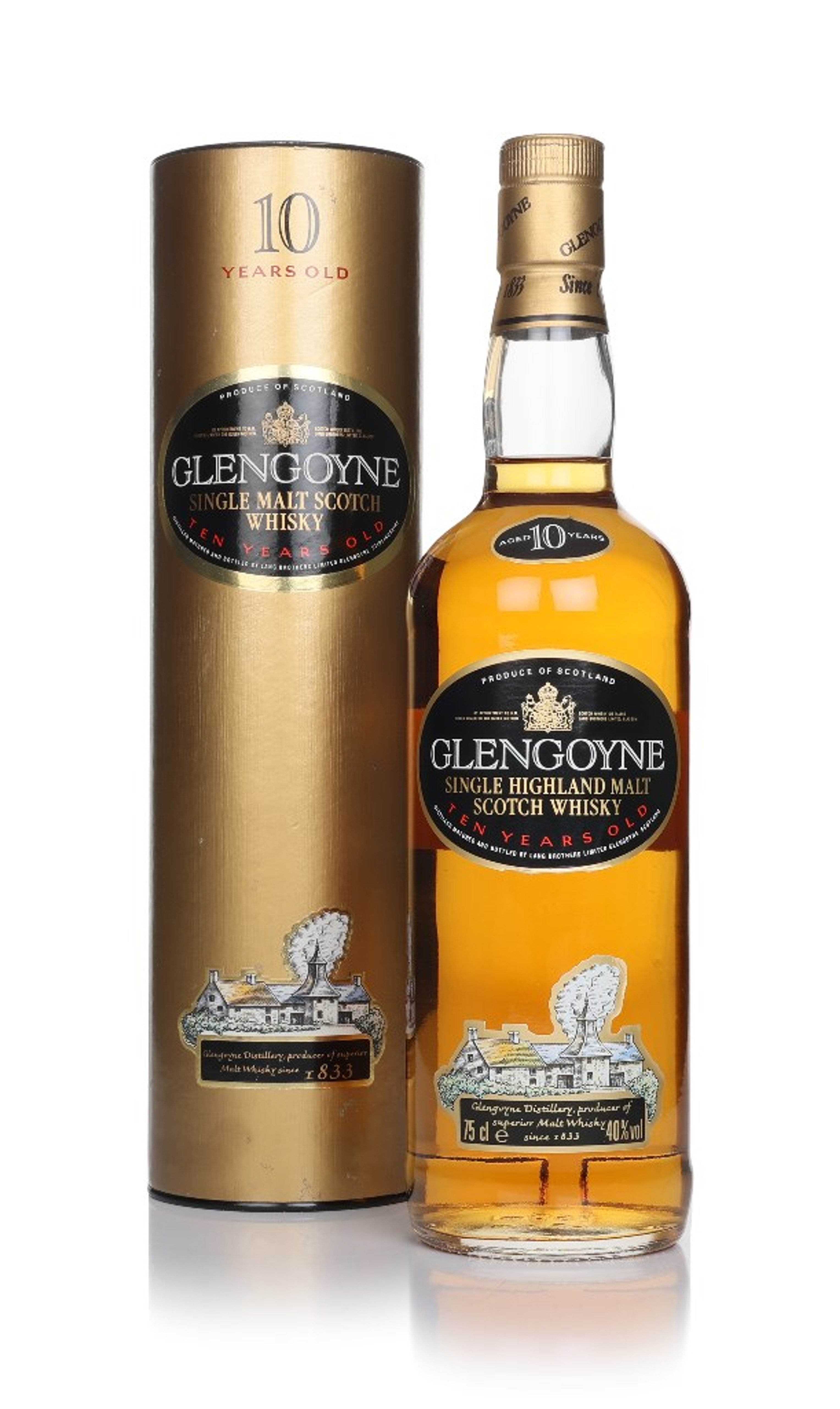 Glengoyne 10 Year Old - Late 1980s 75cl