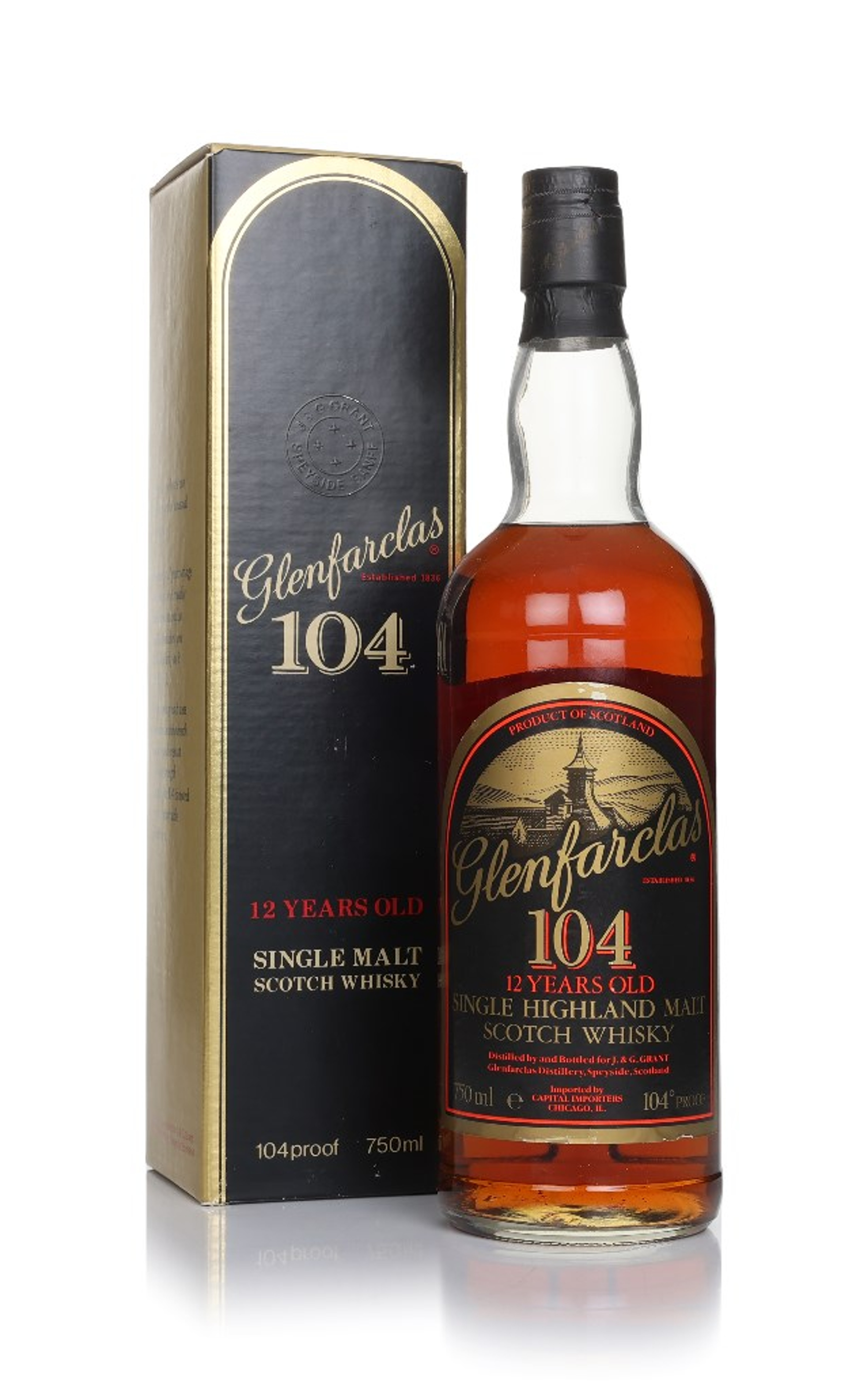 Glenfarclas 104 Proof 12 Year Old - 1980s 75cl