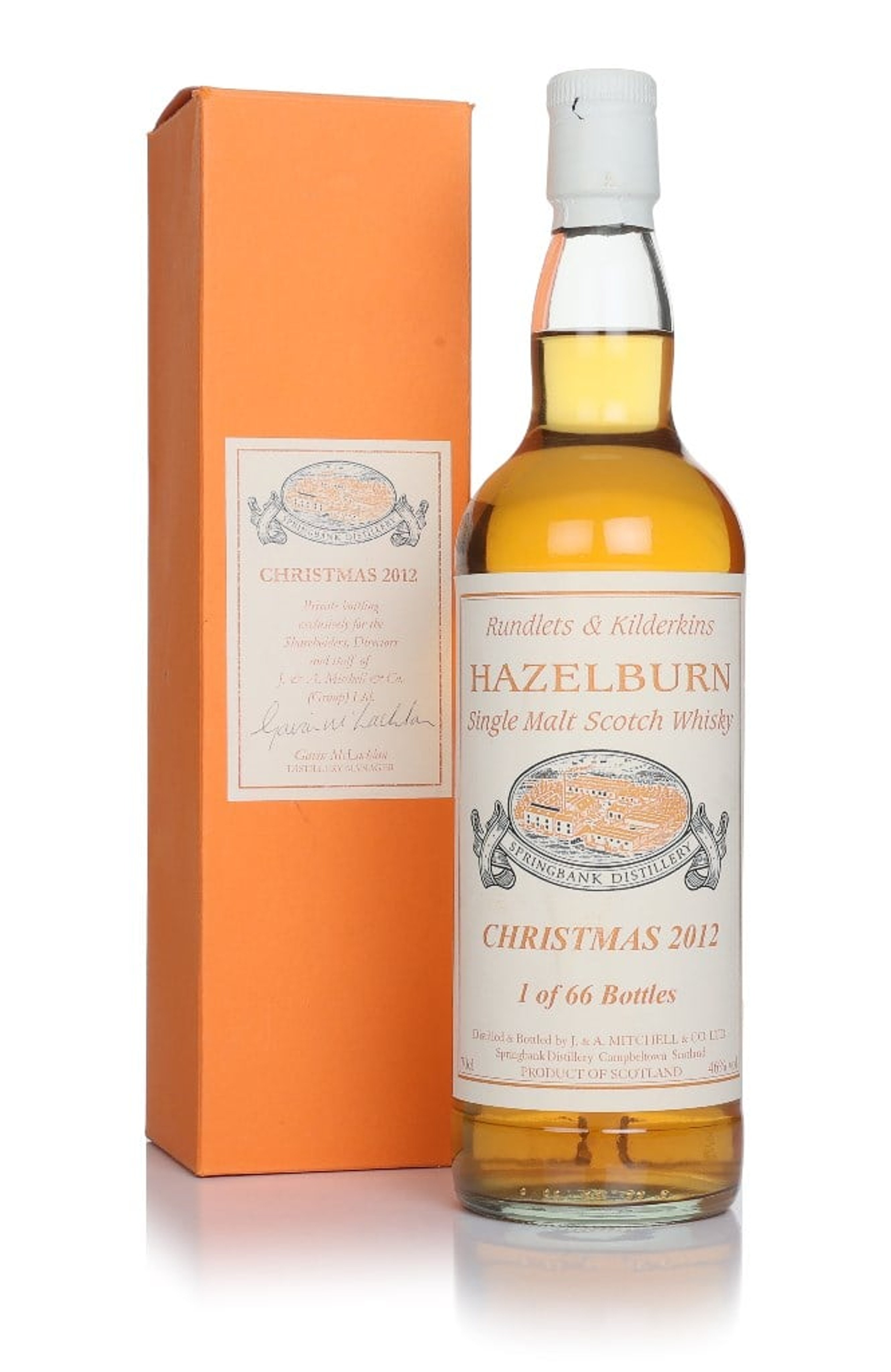 Hazelburn Christmas 2012 - Rundlets & Kilderkins 70cl
