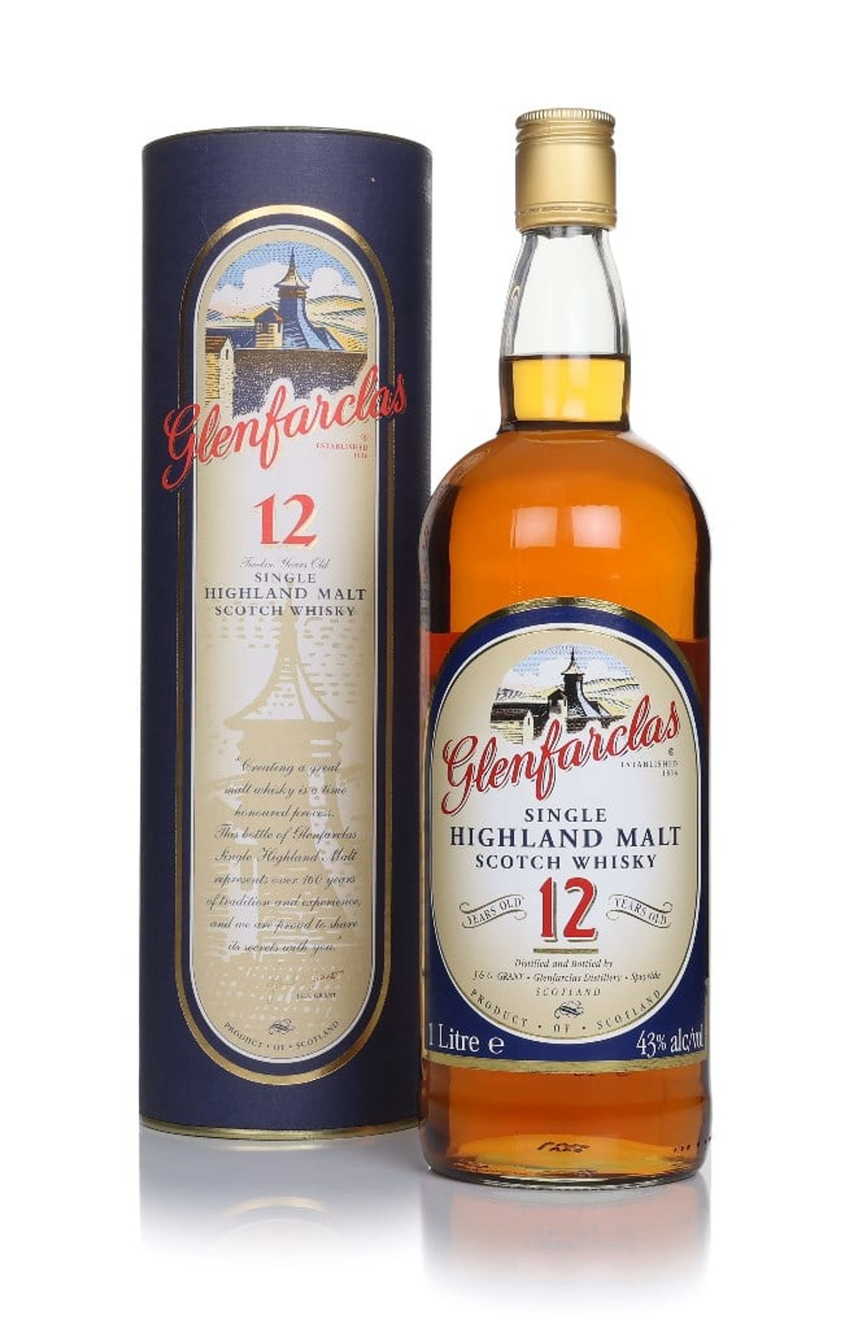 Glenfarclas 12 Year Old - 2000s (1L) 100cl