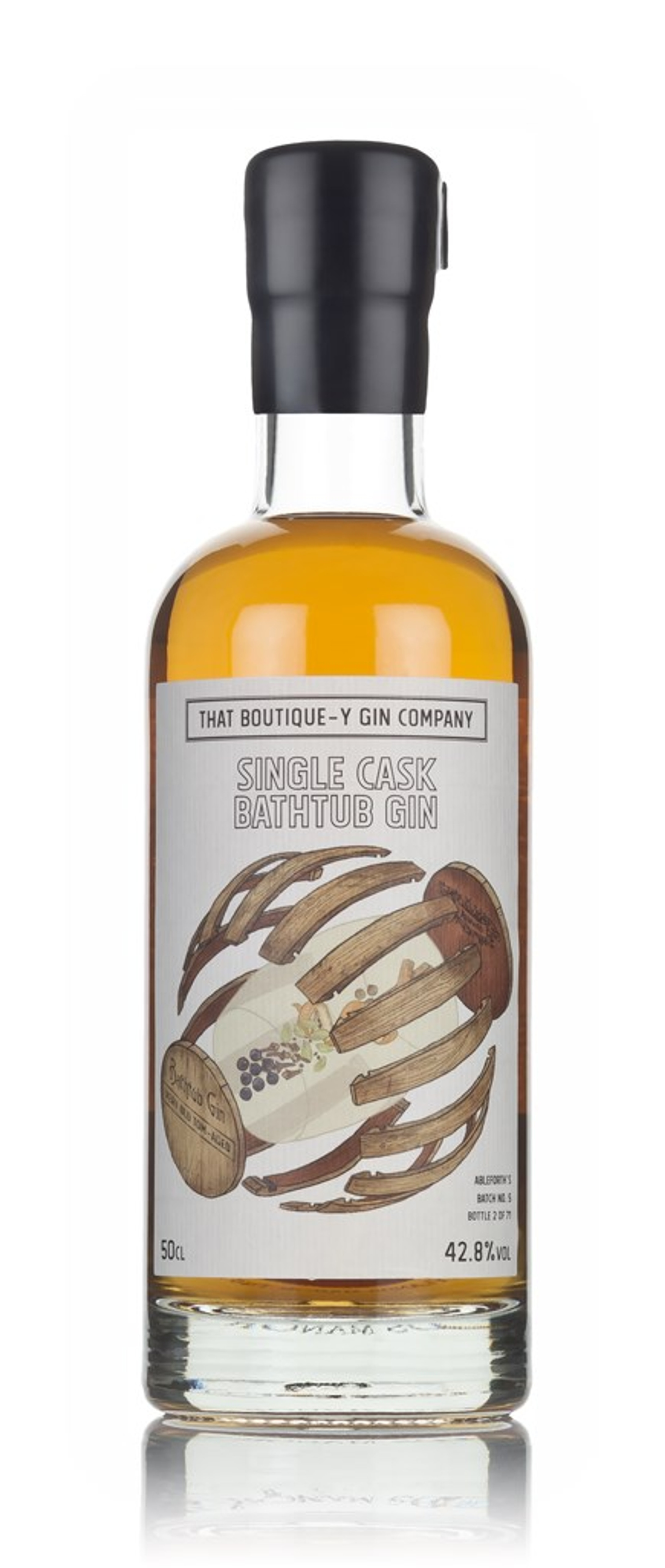 Single Cask Bathtub Gin - Very Old Tom Cask (That Boutique-y Gin Company) 50cl