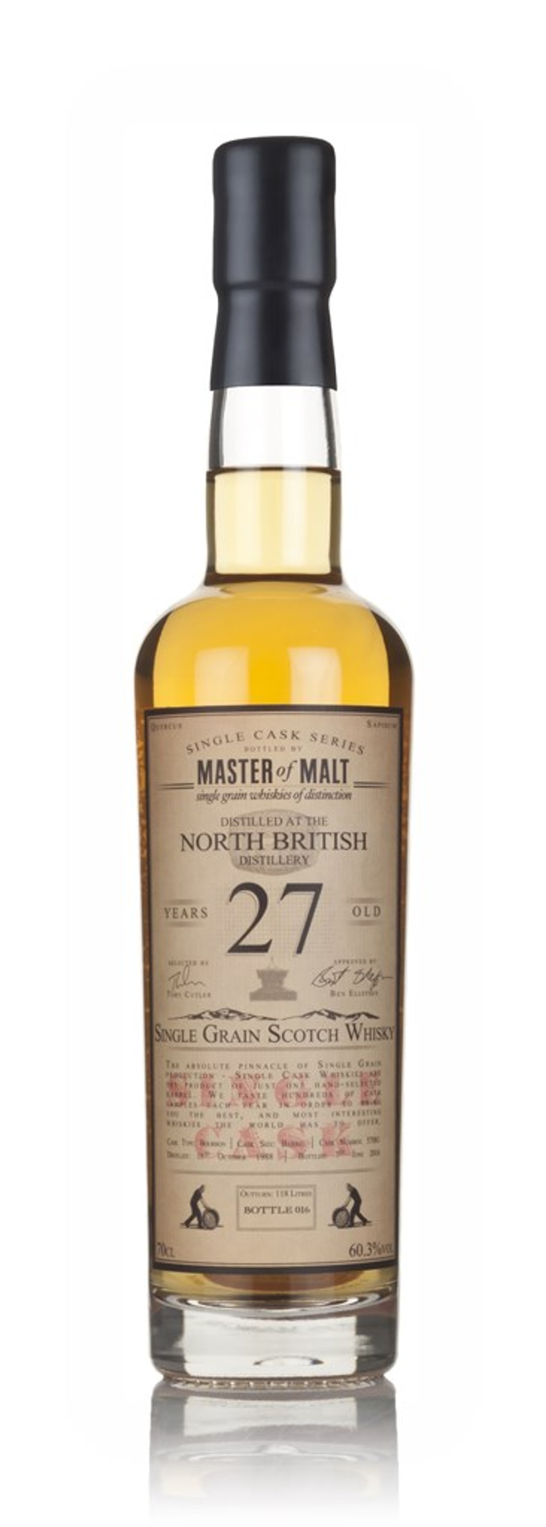 North British 27 Year Old 1988 (cask 57081)  - Single Cask (Master of Malt) 70cl