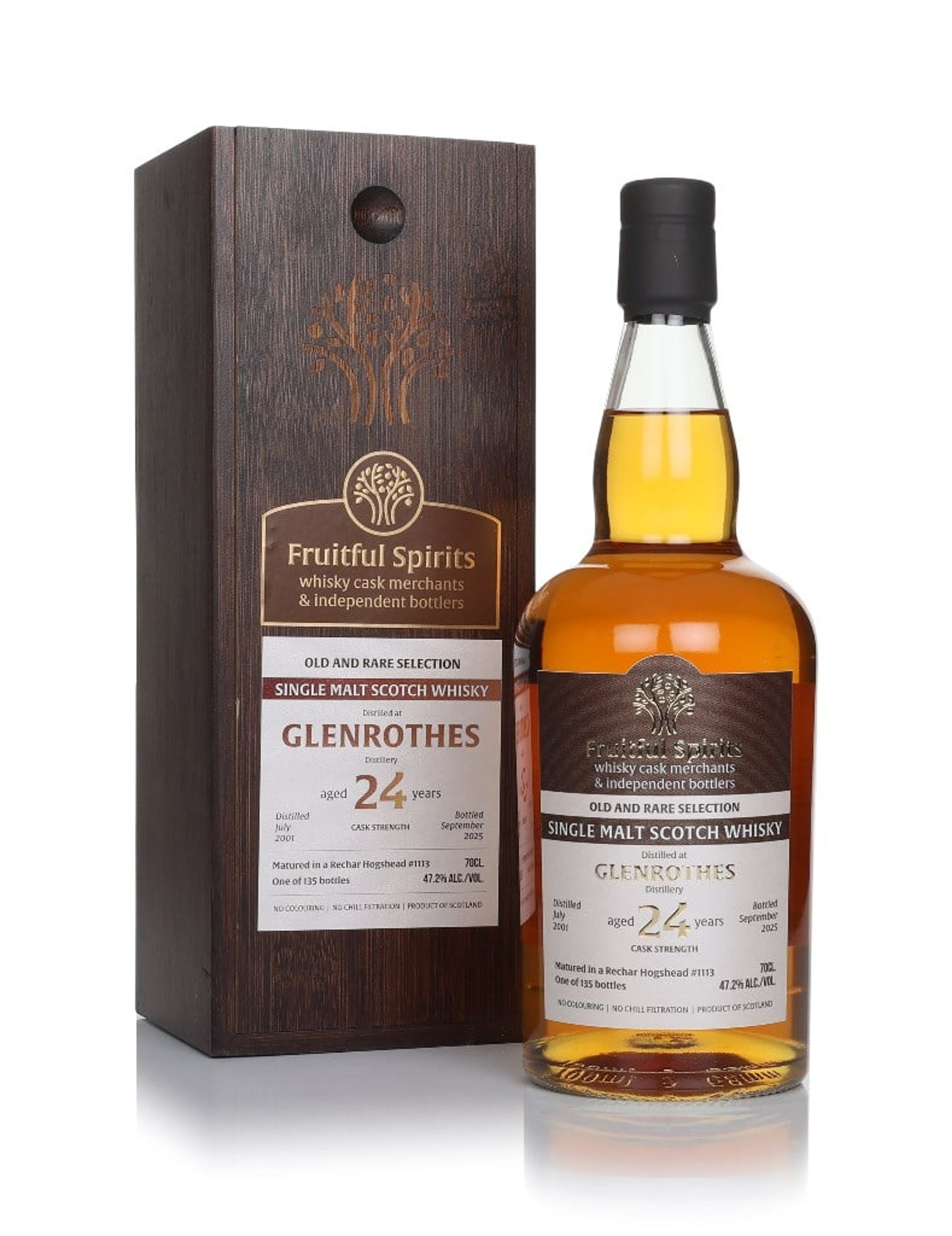Glenrothes 24 Year Old 2001 (cask 1113) - Fruitful Spirits 70cl