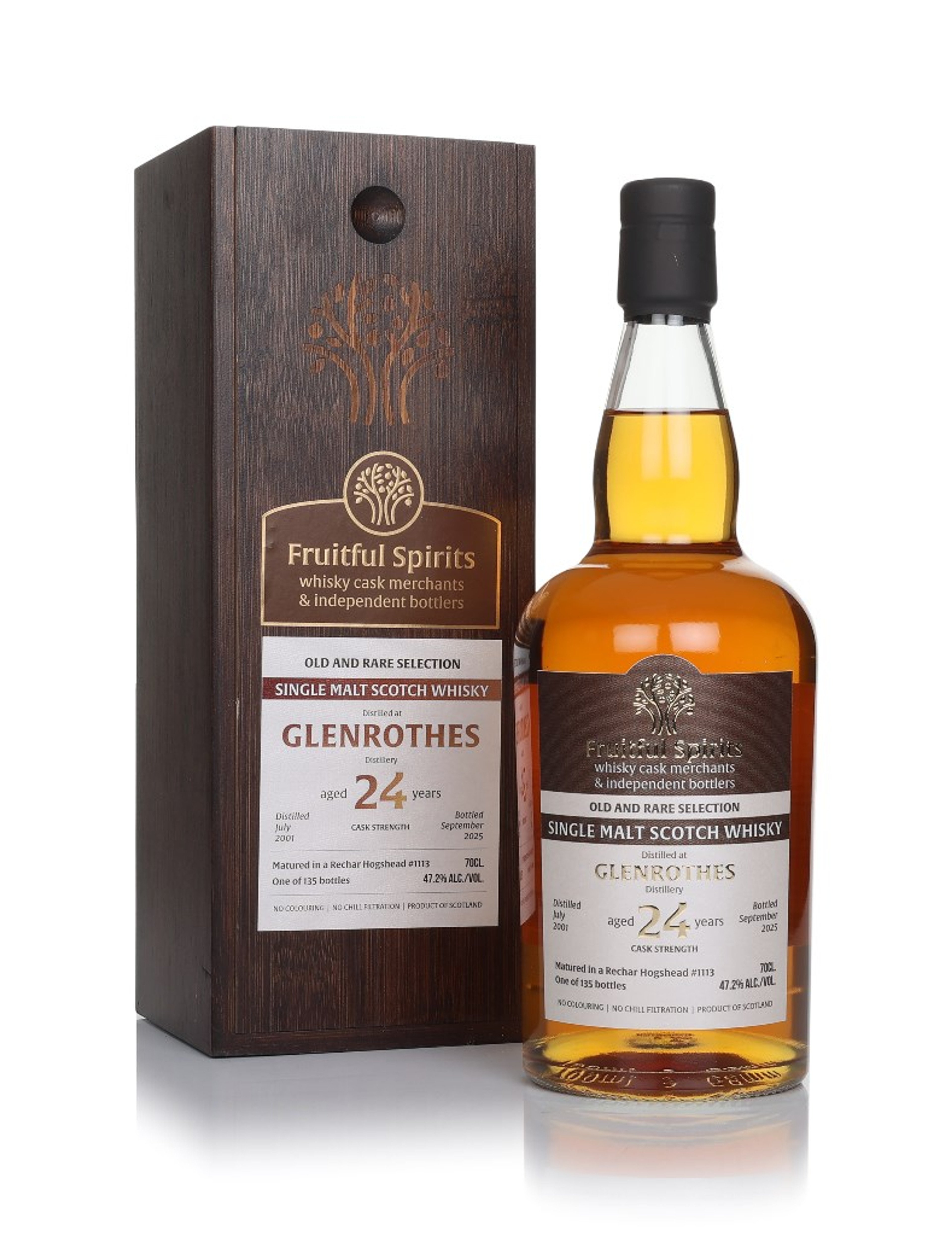 Glenrothes 24 Year Old 2001 (cask 1113) - Fruitful Spirits 70cl