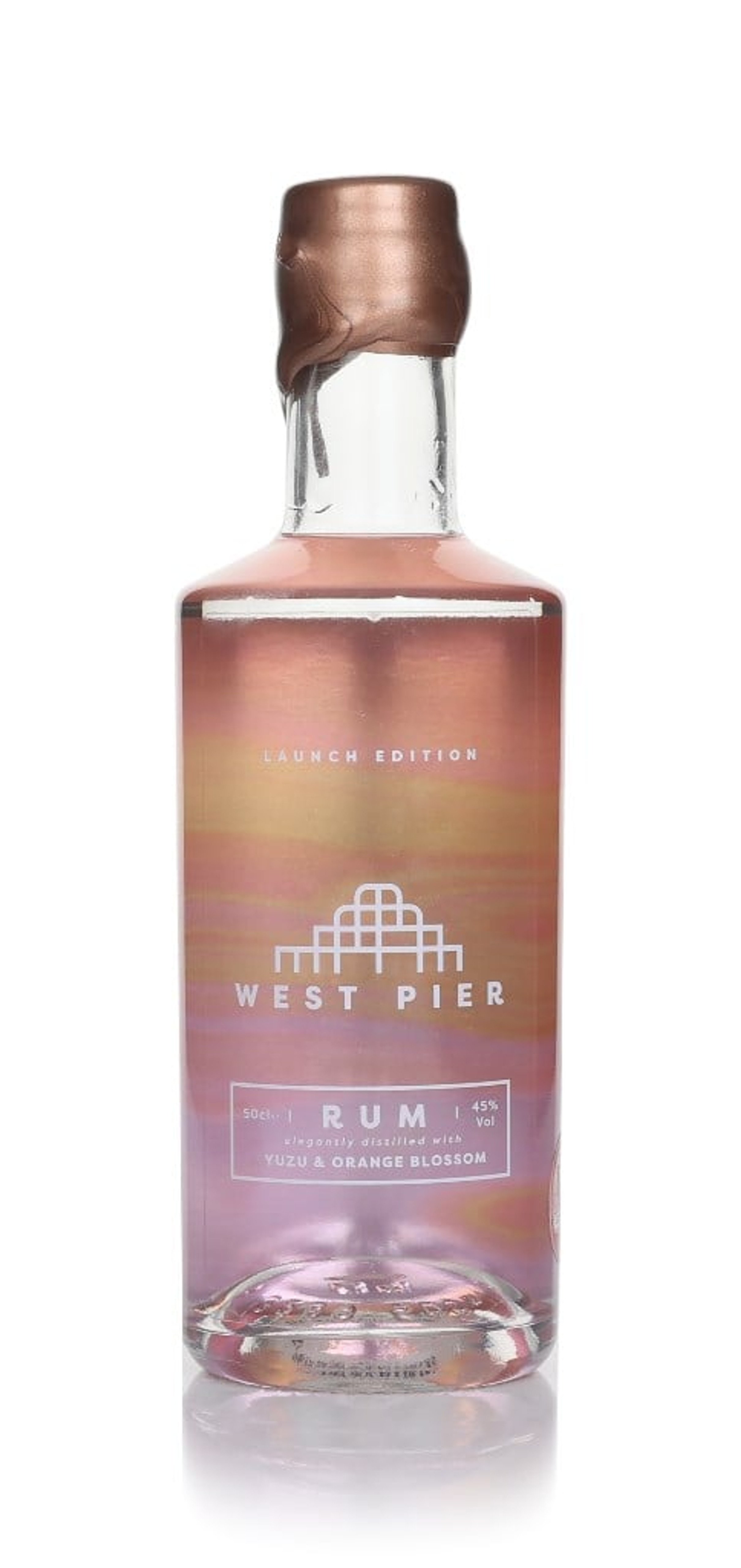 West Pier Yuzu & Orange Blossom Botanical Rum 50cl