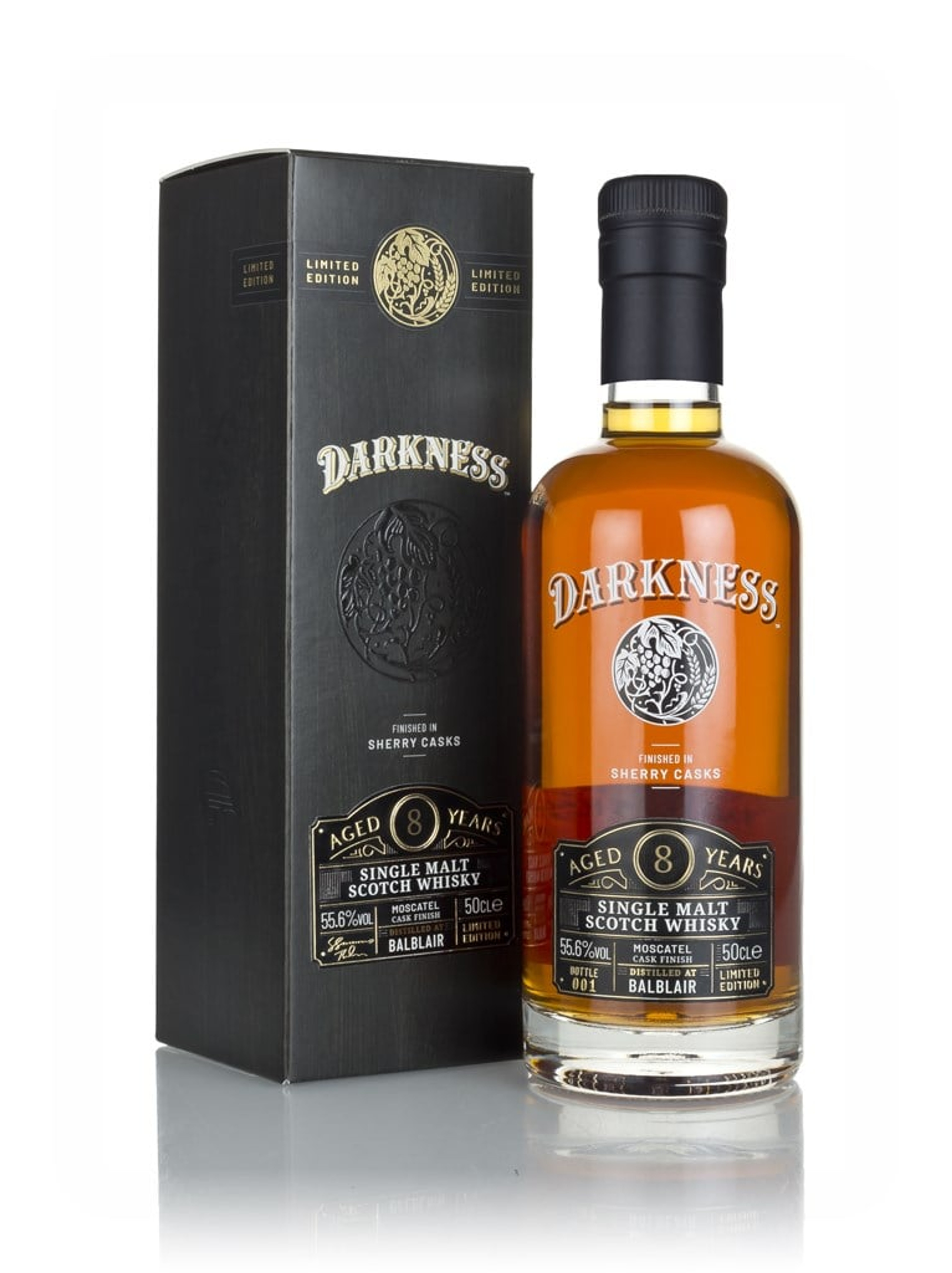 Balblair 8 Year Old Moscatel Cask Finish (Darkness) 50cl