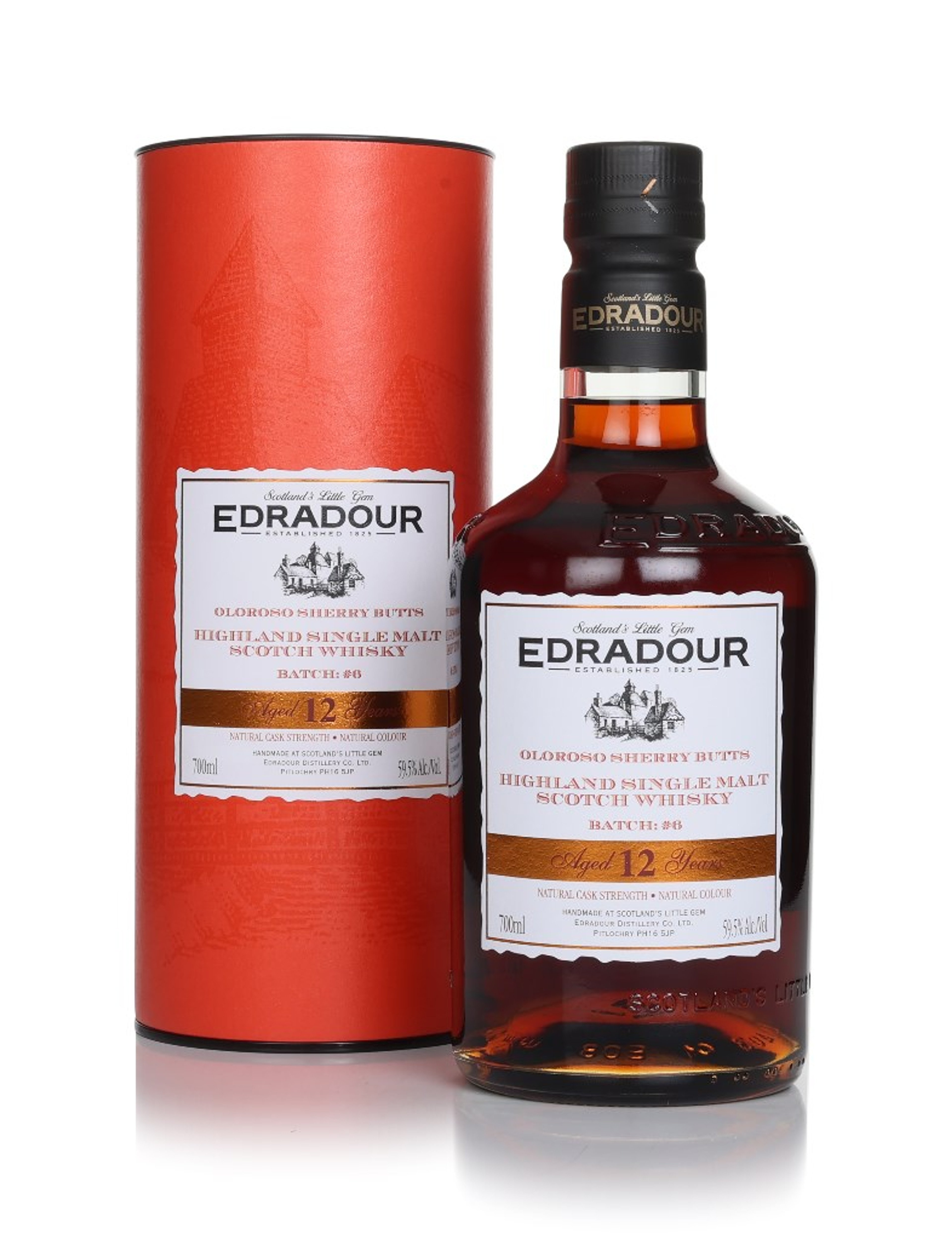 Edradour 12 Year Old 2012 Sherry Cask Strength Batch #6