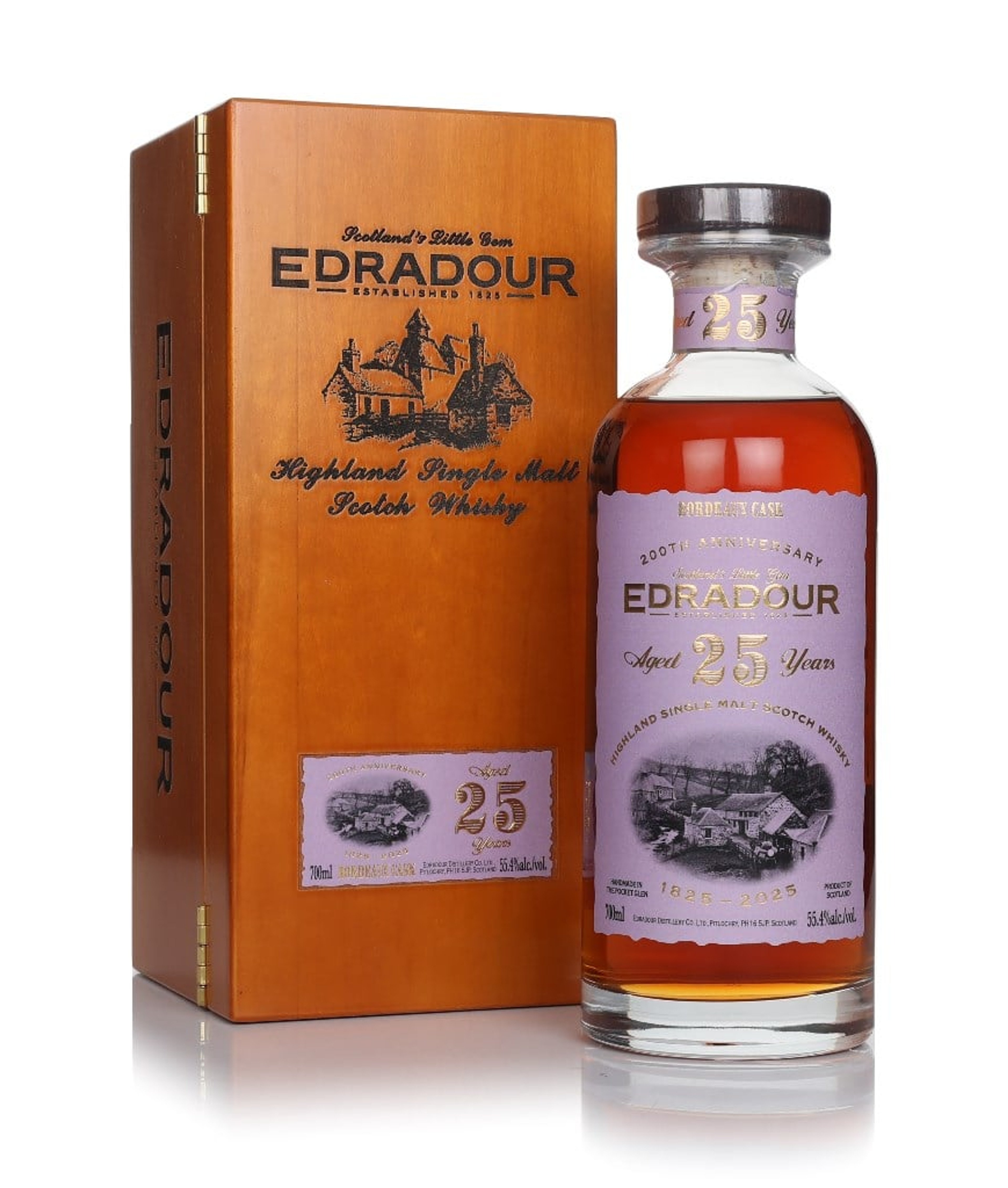 Edradour 25 Year Old 1999 (cask 816) - Bordeaux Cask 70cl