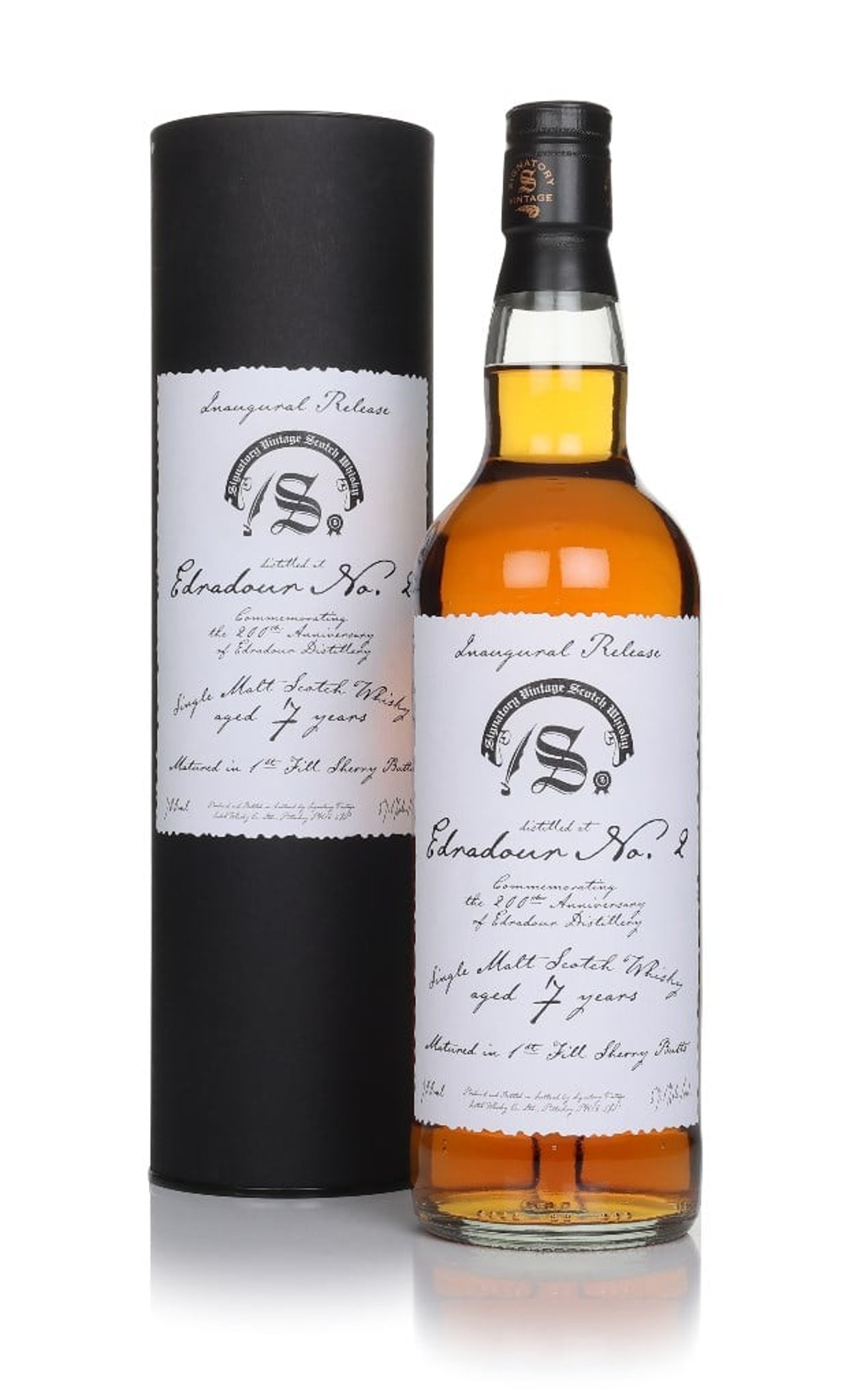 Edradour 7 Year Old 2018 - No.2 Inaugural Release (Signatory) 70cl