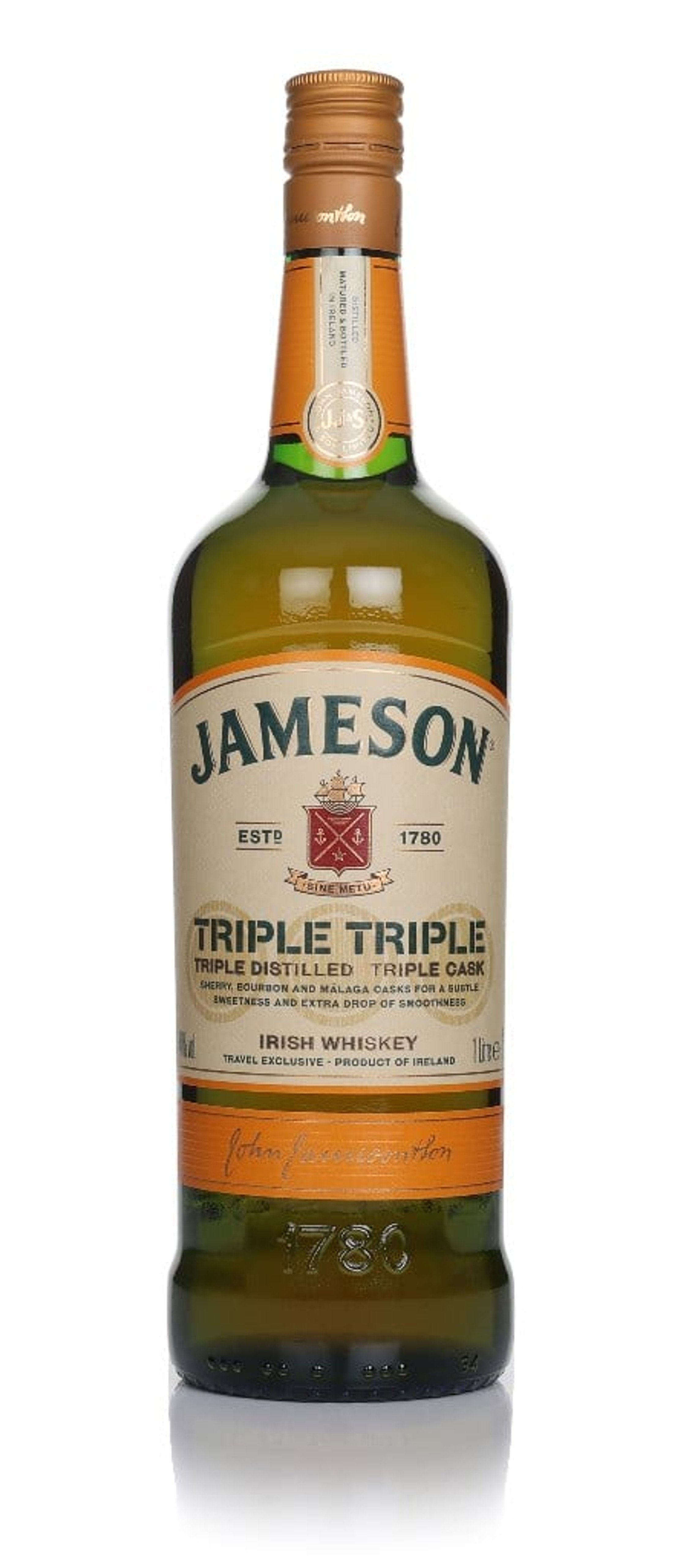 Jameson Triple Triple Irish Whiskey (1L) 100cl
