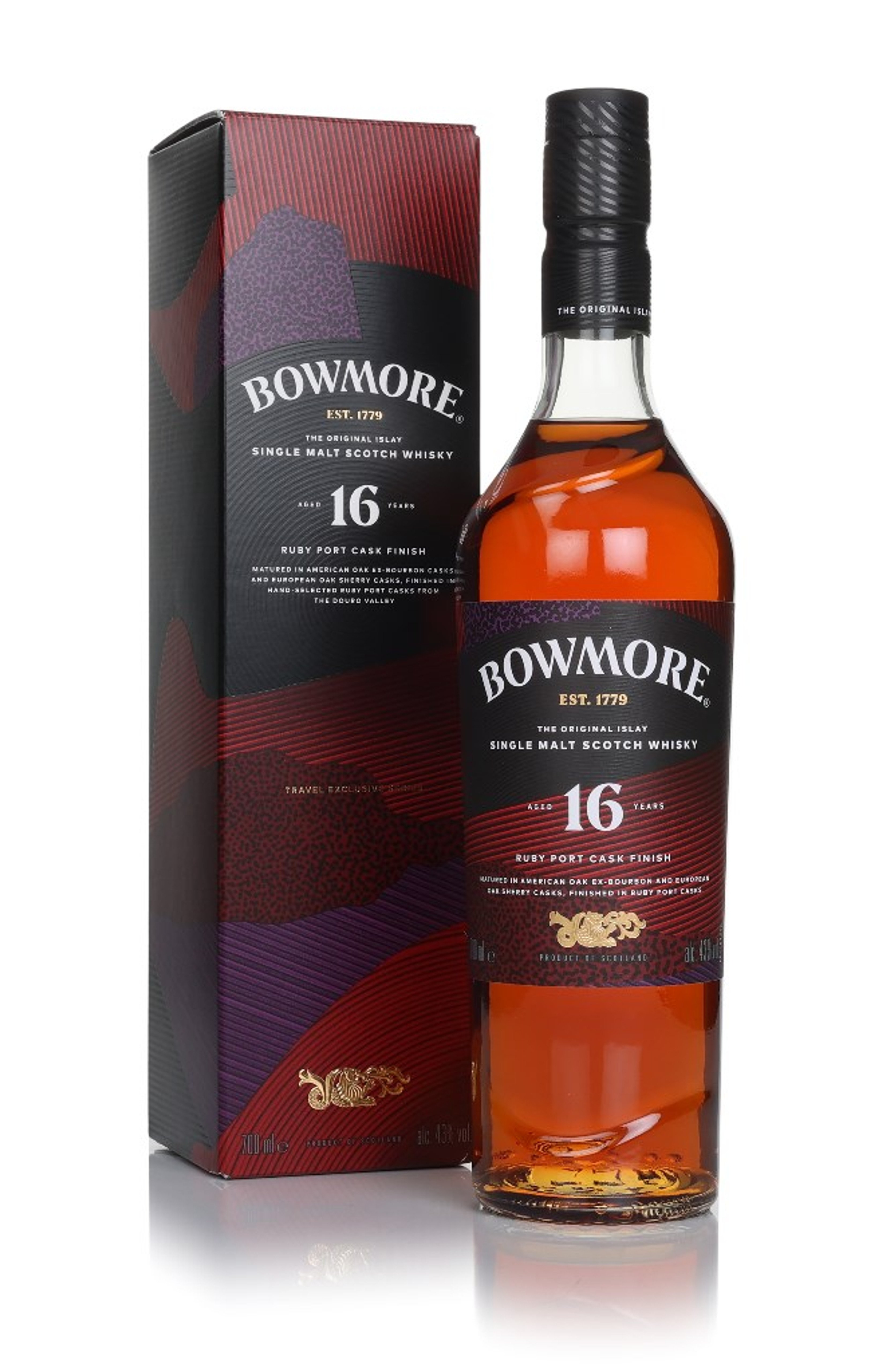Bowmore 16 Year Old Ruby Port Cask Finish 70cl