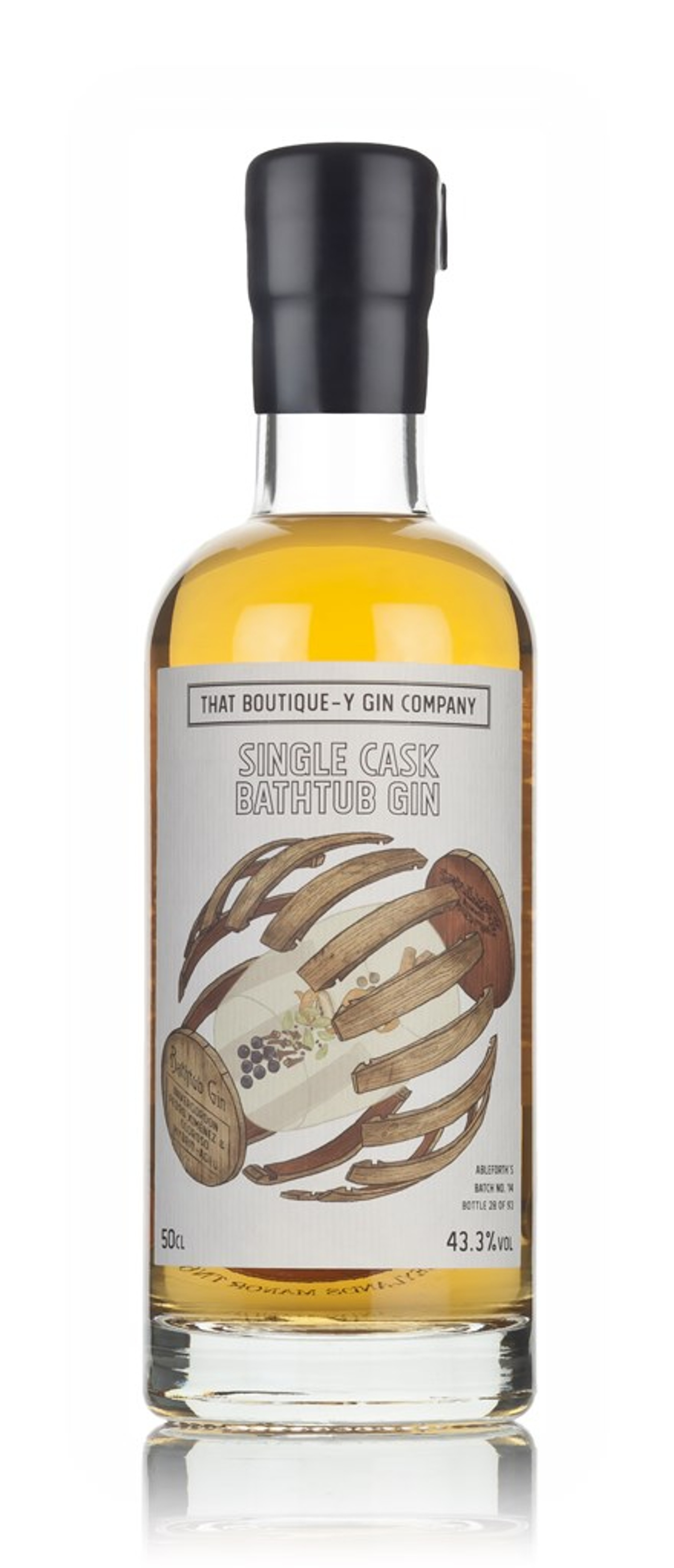 Single Cask Bathtub Gin - Invergordon Pedro Ximénez & Oloroso Hybrid Cask (That Boutique-y Gin Company) 50cl
