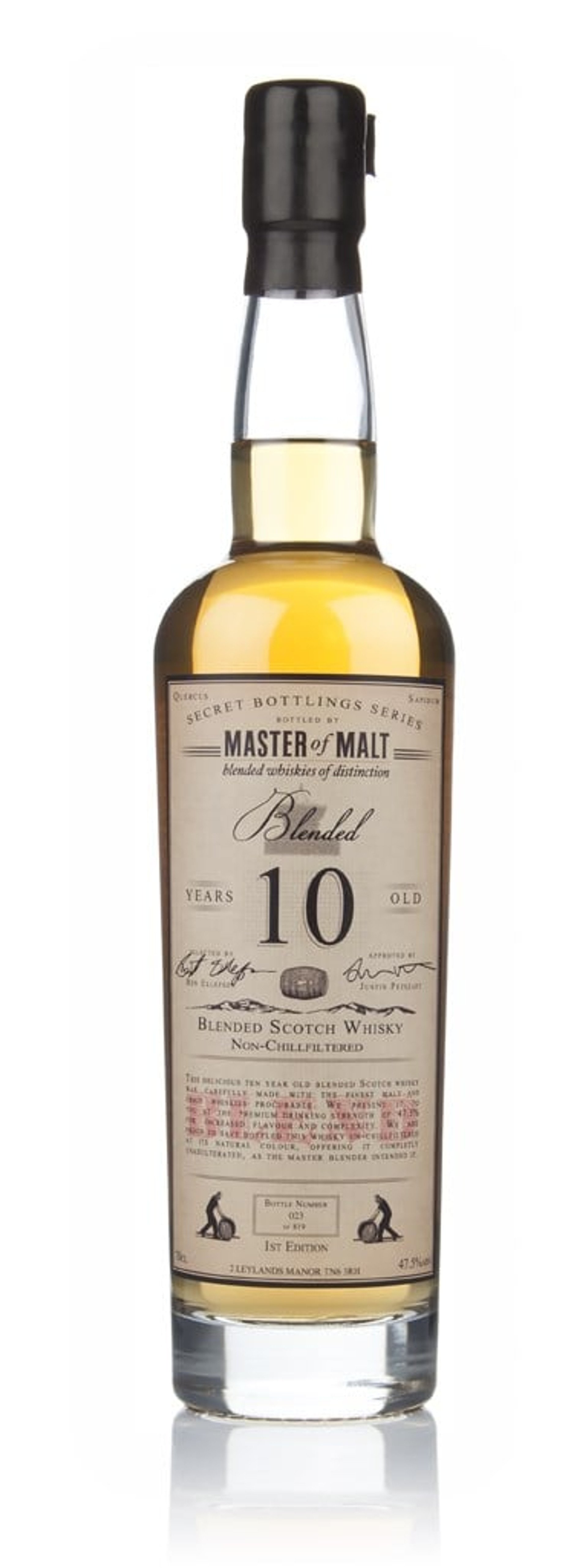 10 Year Old Blended Whisky (1st Edition) (Master of Malt) 70cl