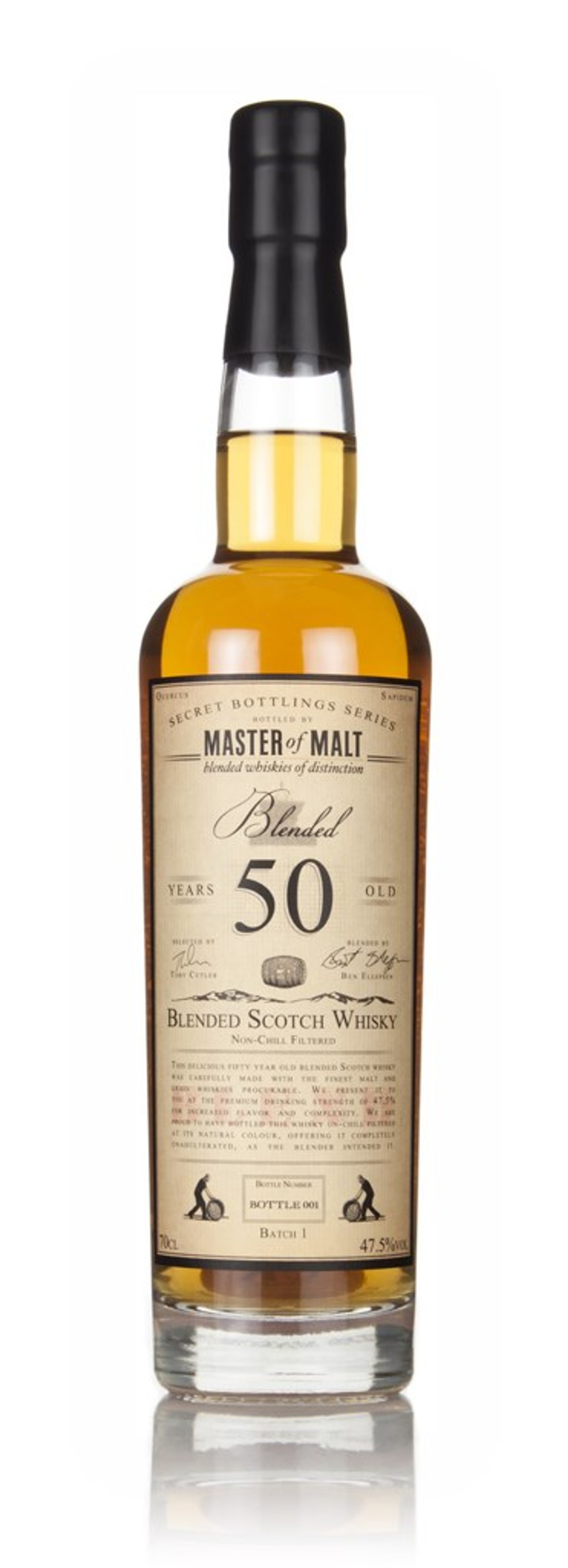 Master of Malt 50 Year Old Blended Scotch Whisky 70cl