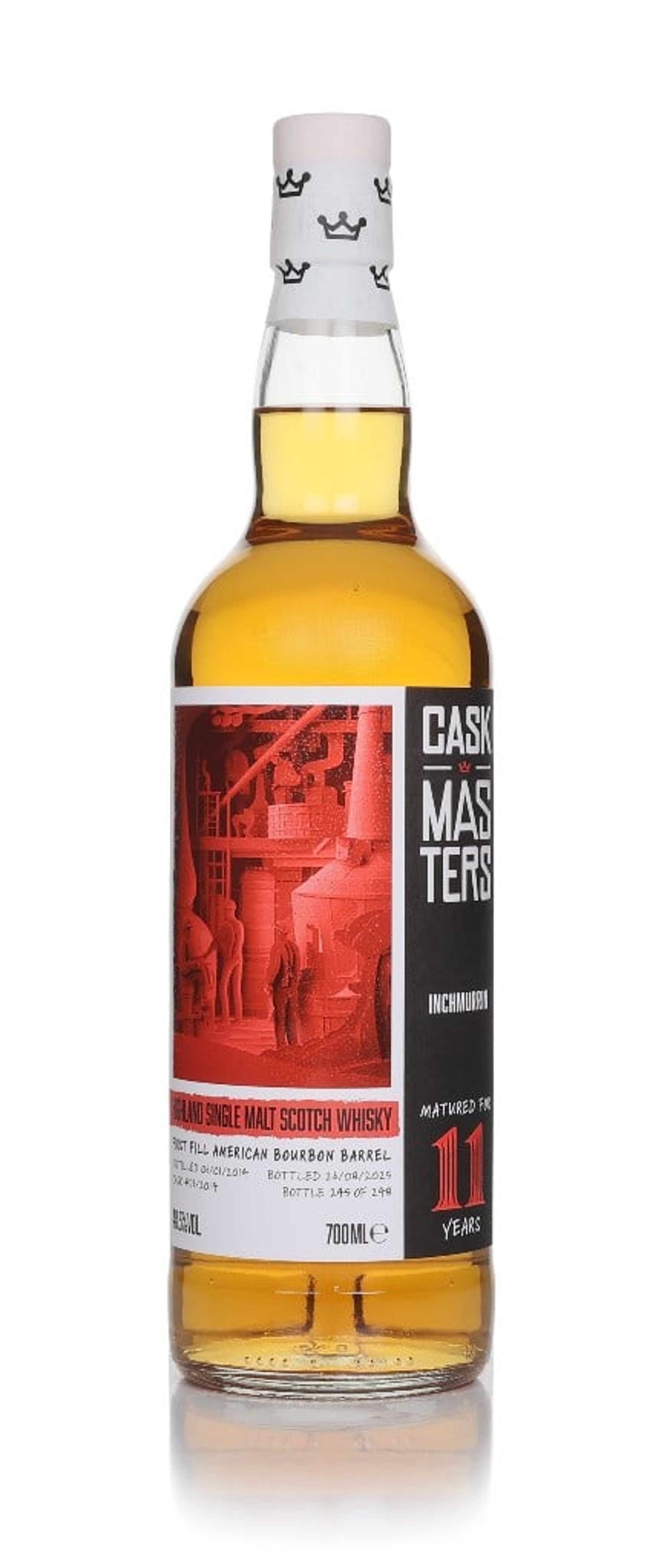 Inchmurrin 11 Year Old 2014 (cask 76/2014) - Cask Masters (Brave New Spirits) 70cl