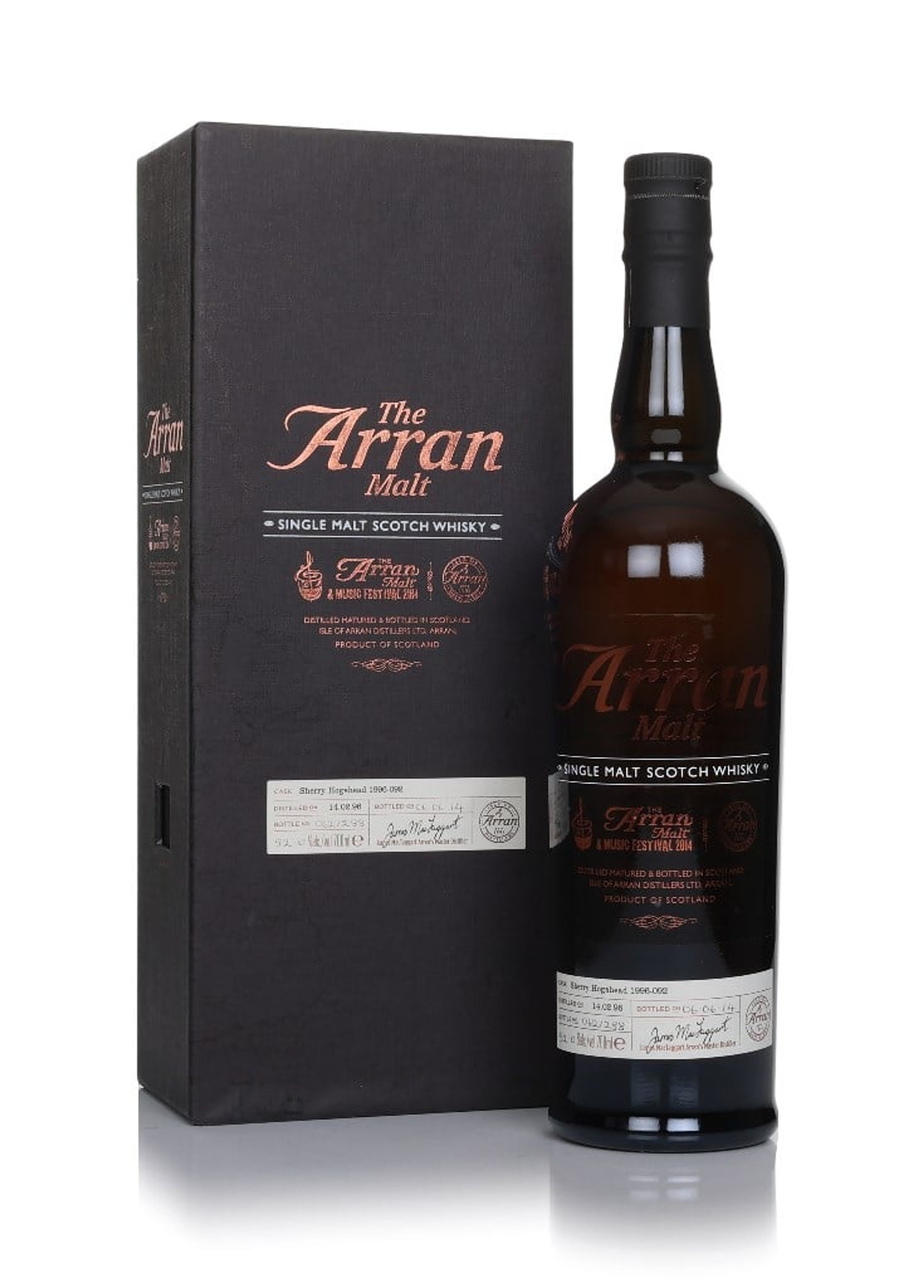 Arran Malt & Music Festival 2014 - 18 Year Old 1996 (cask 92) 70cl