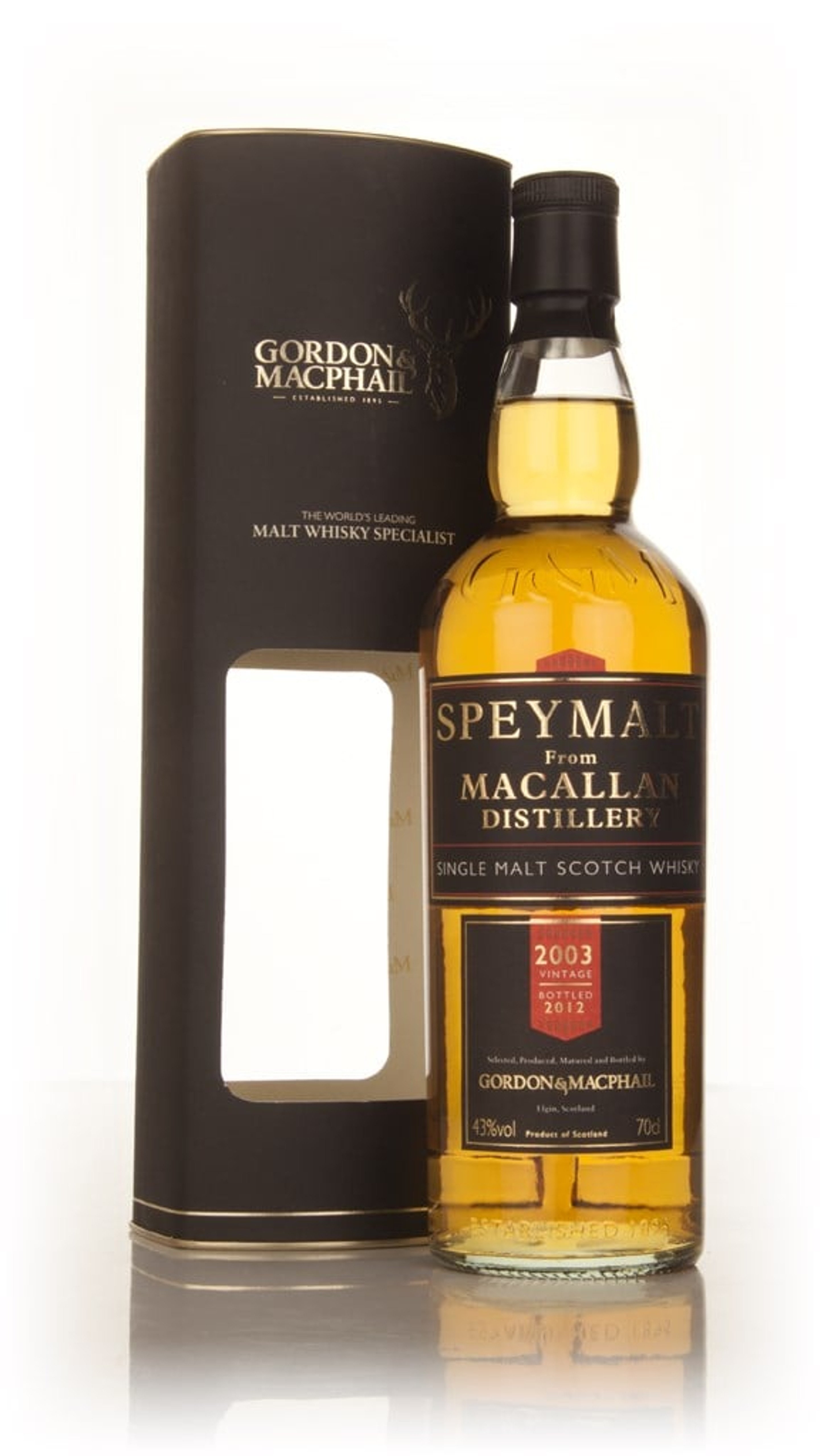 Macallan 2003 (bottled 2012) - Speymalt (Gordon & Macphail) 70cl