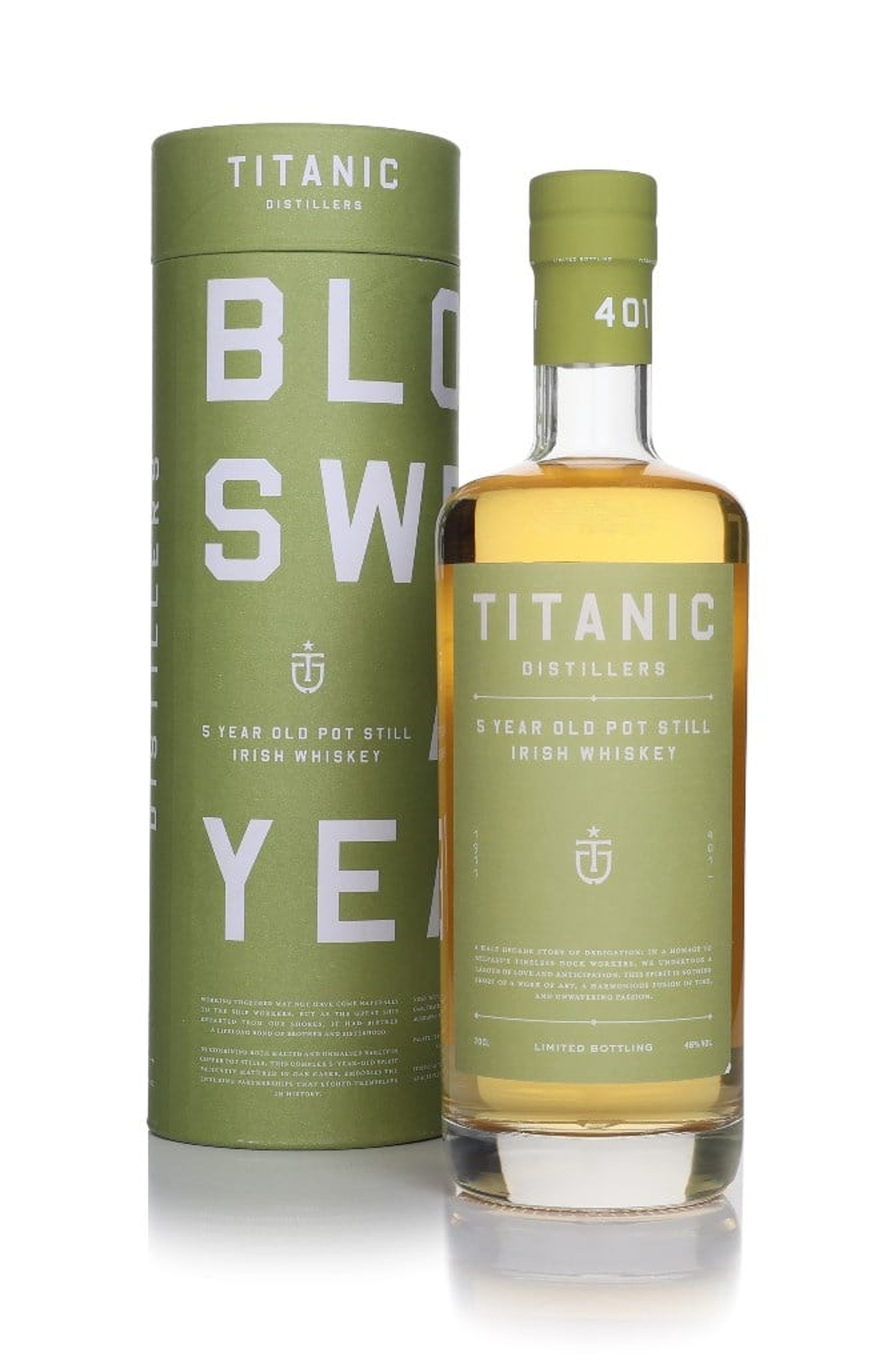 Titanic Distillers 5 Years Pot Still Whiskey 70cl