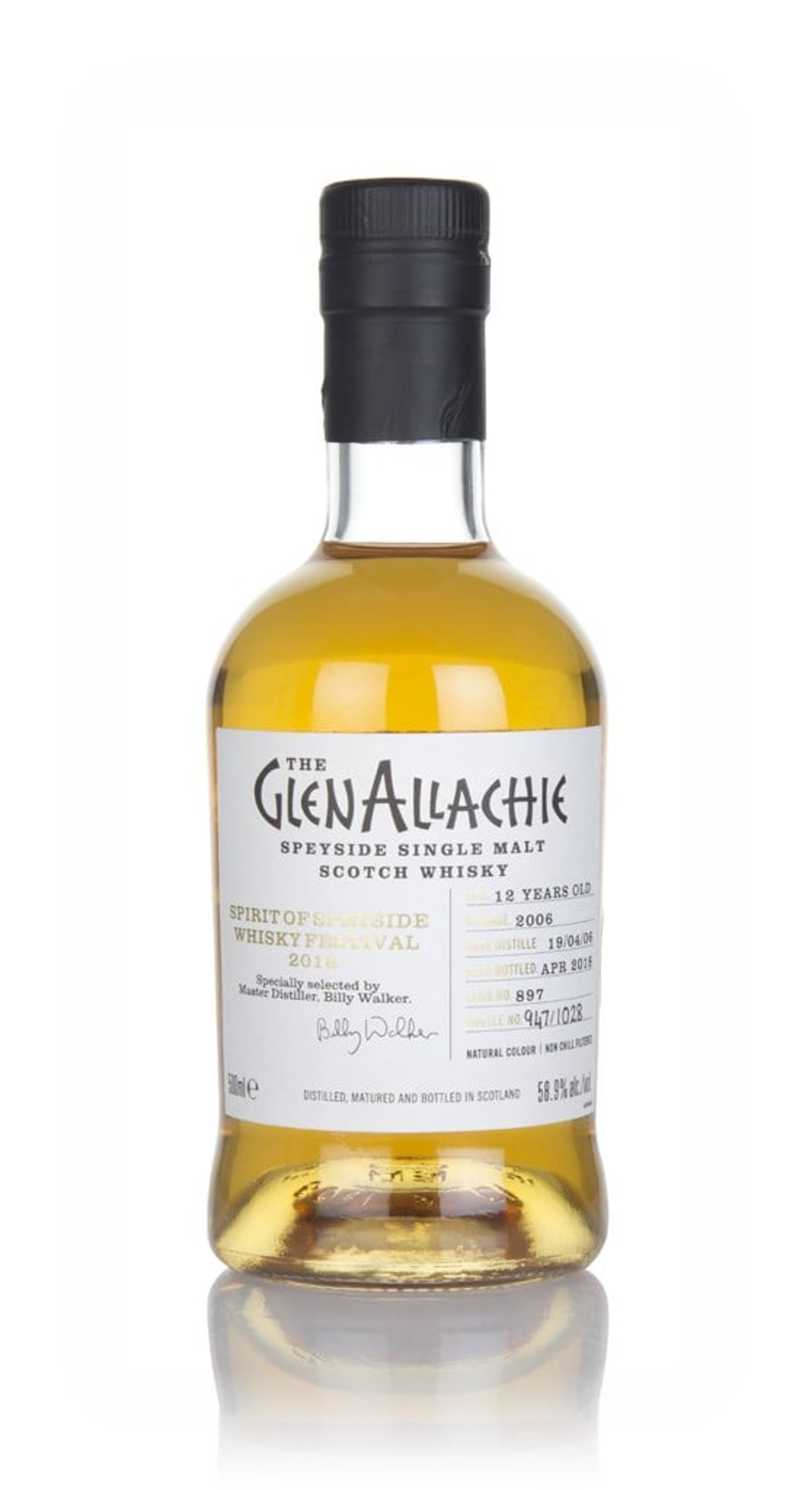GlenAllachie 12 Years Old Spirit of Speyside Whisky Festival Bottling 50cl
