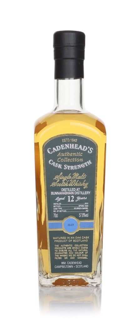 Bunnahabhain 12 Year Old 2010 - Cadenhead's Authentic Collection 70cl