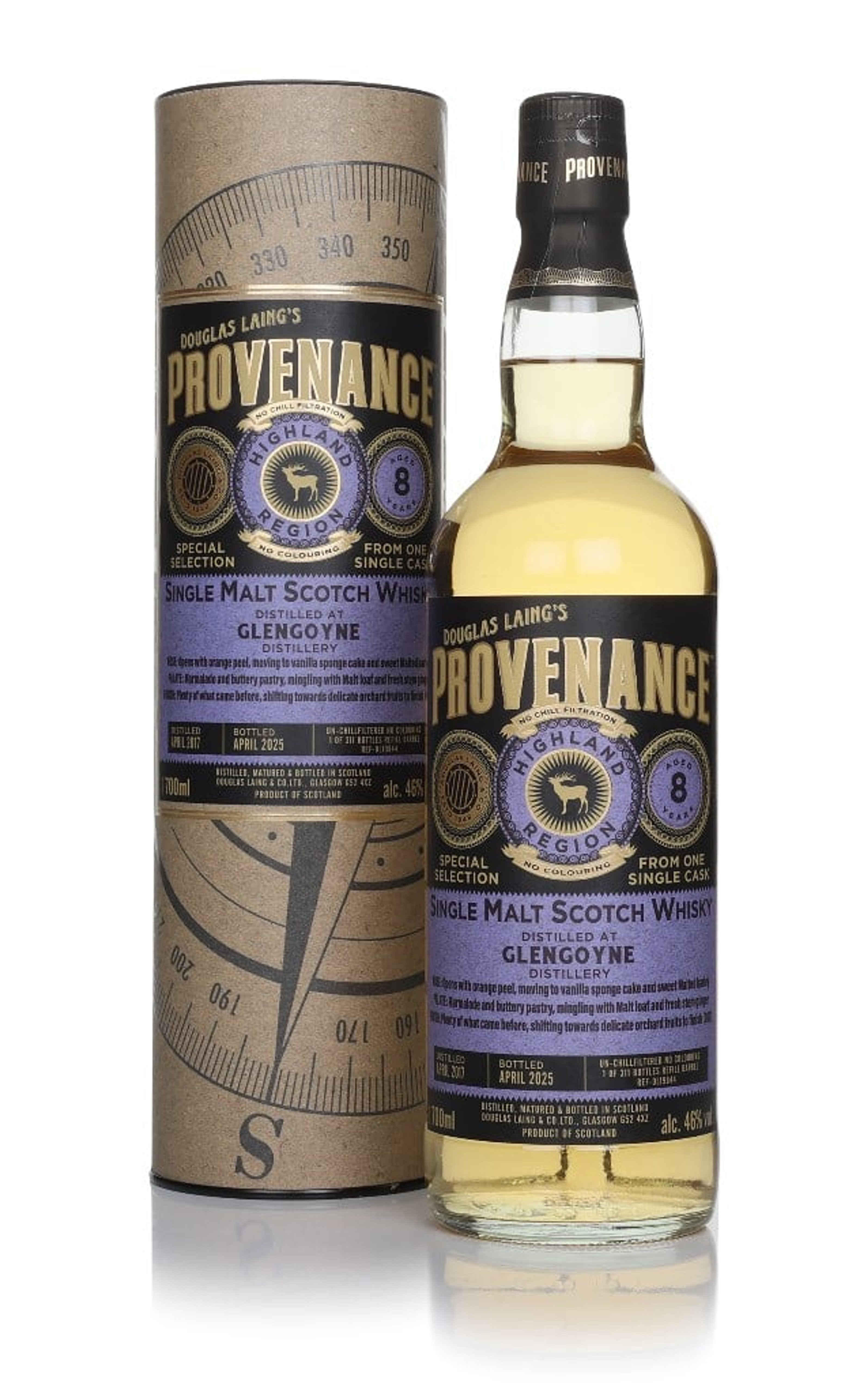 Glengoyne 8 Year Old 2017 (cask 19844) - Provenance (Douglas Laing) 70cl