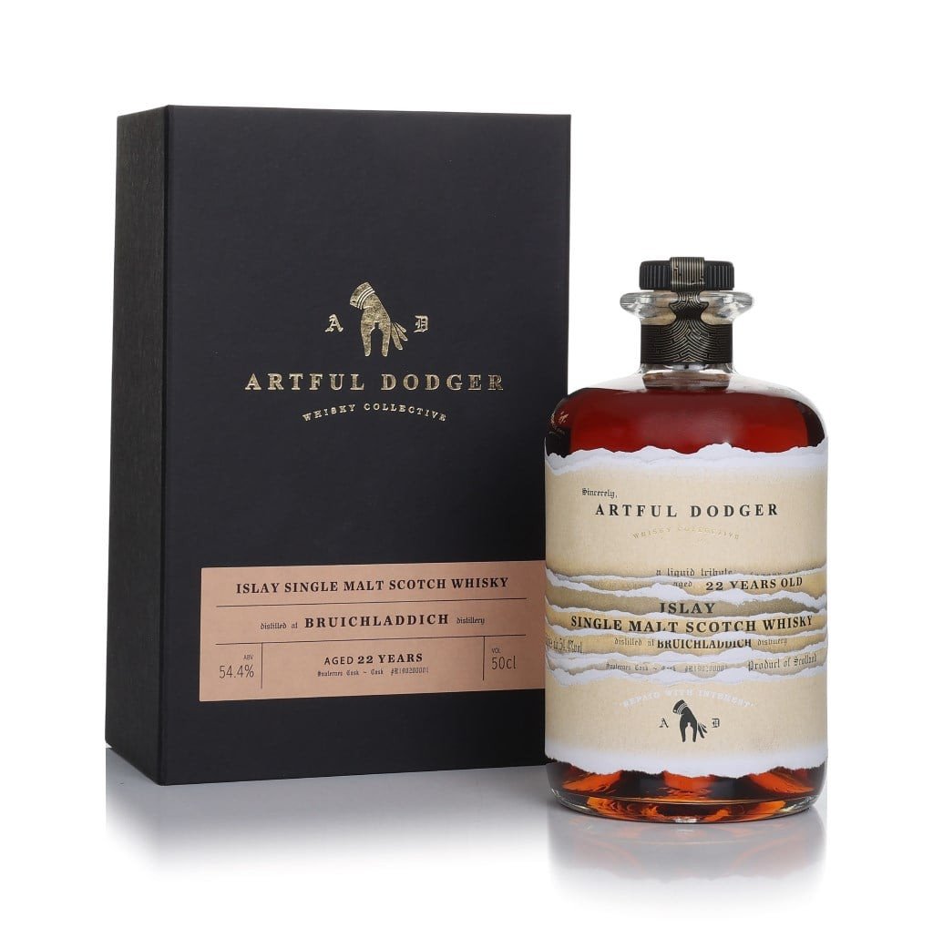 Bruichladdich 22 Year Old 2001 (cask 190200001) - The Artful Dodger 50cl