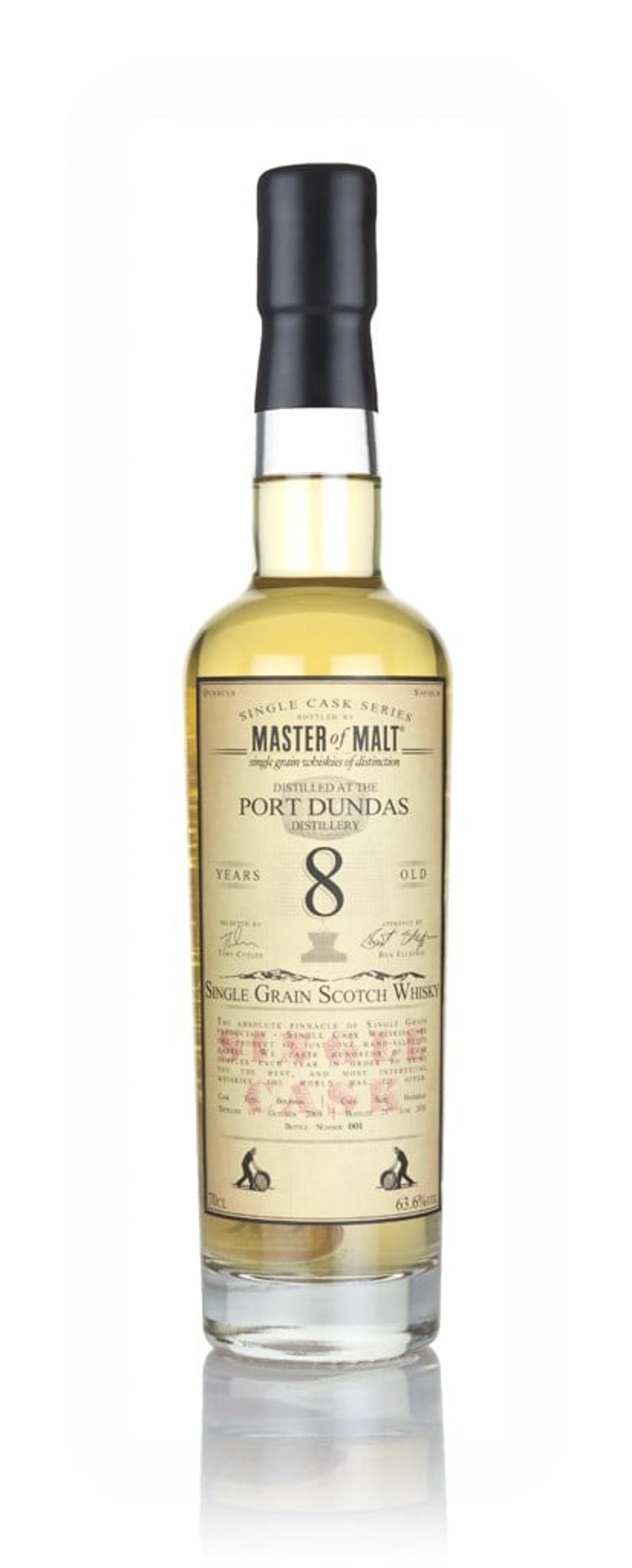 Port Dundas 8 Year Old 2009 - Single Cask (Master of Malt) 70cl
