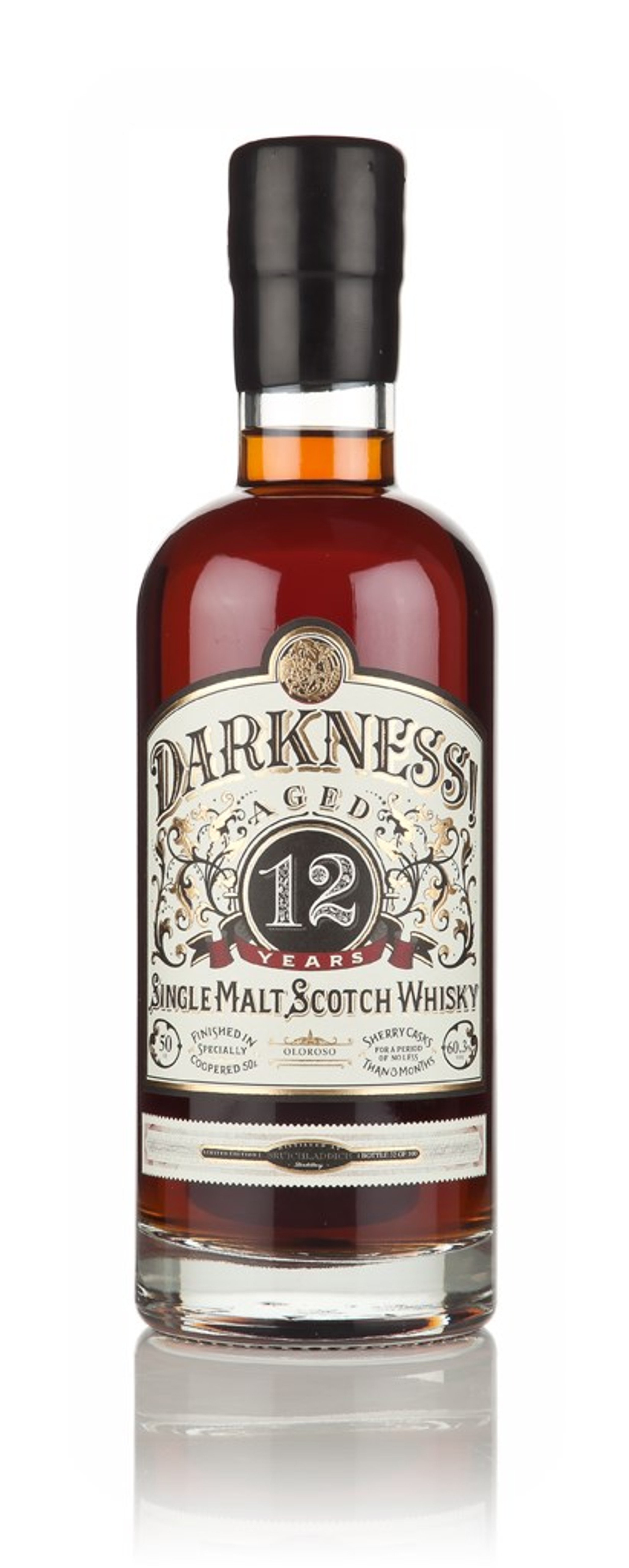 Darkness! Bruichladdich 12 Year Old Oloroso Cask Finish 50cl