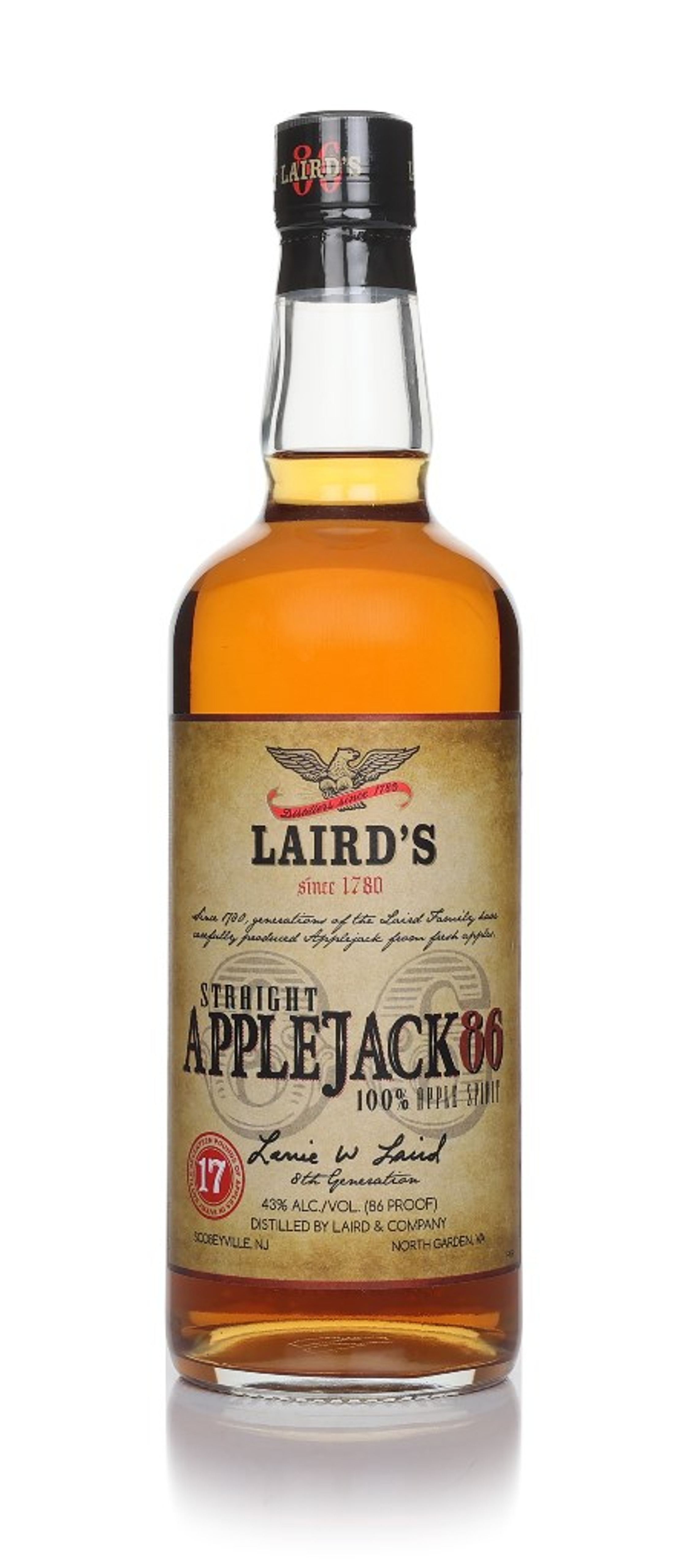 Laird's Straight Applejack 86 70cl