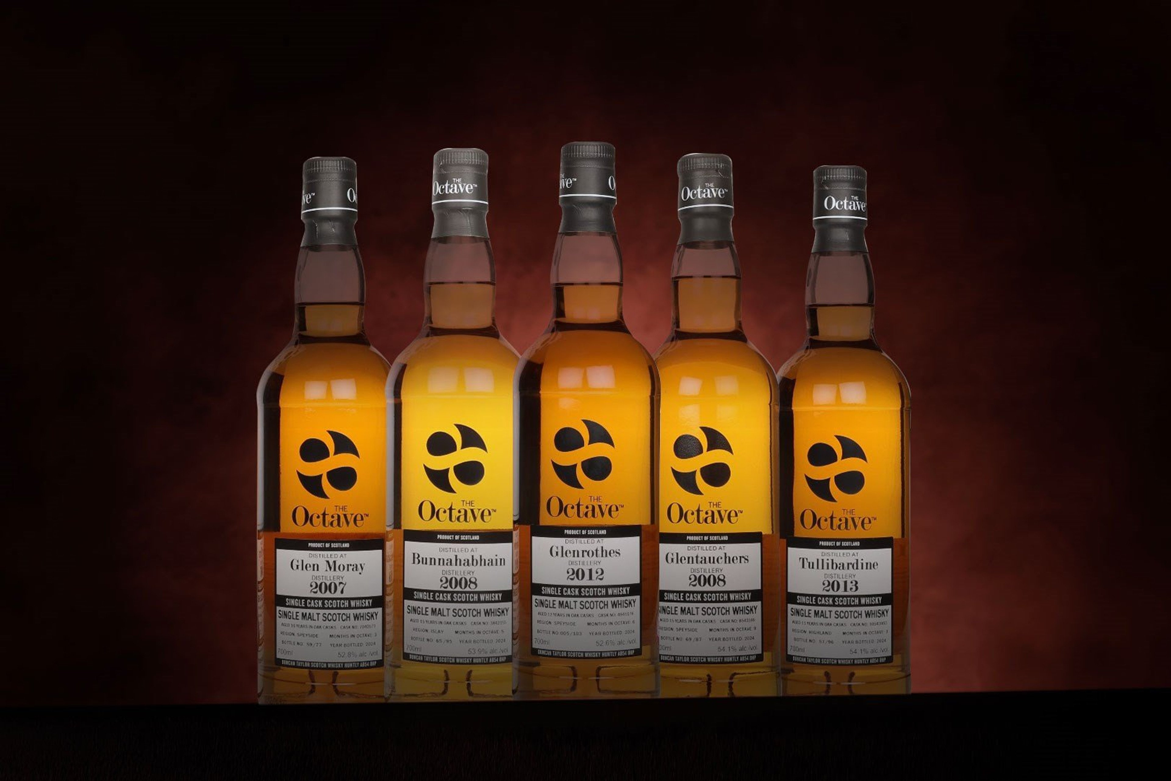 *COMPETITION* Duncan Taylor Octave Whisky Collection (5) Ticket 70cl