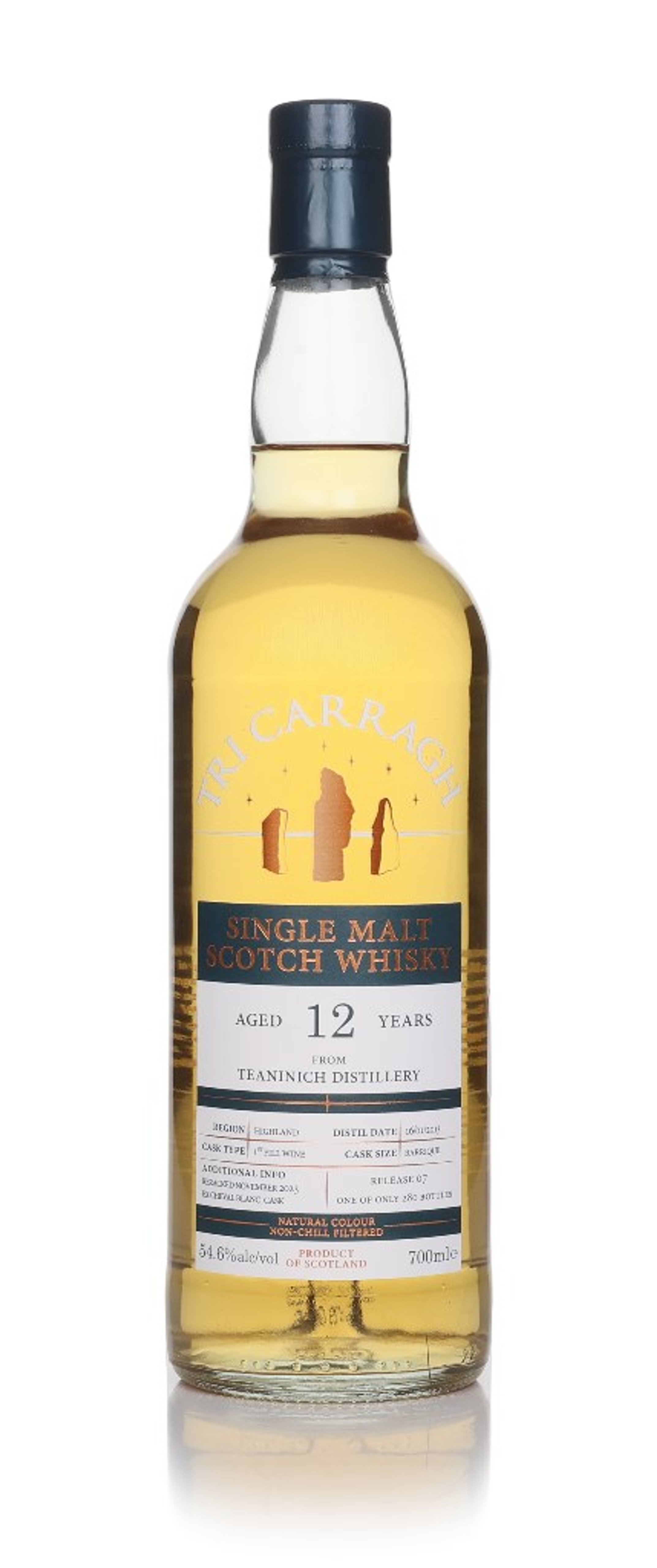 Tri Carragh Teaninich 12 Year Old 70cl