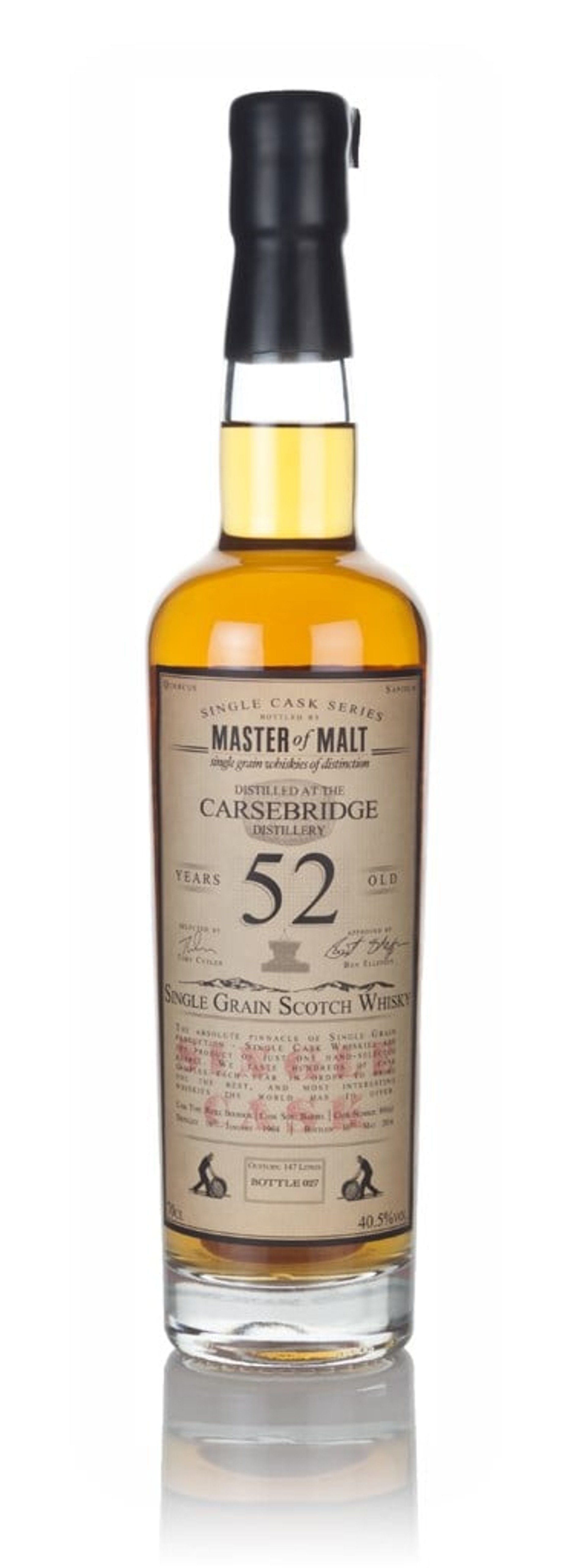 Carsebridge 52 Year Old 1964 - Single Cask (Master of Malt) 70cl