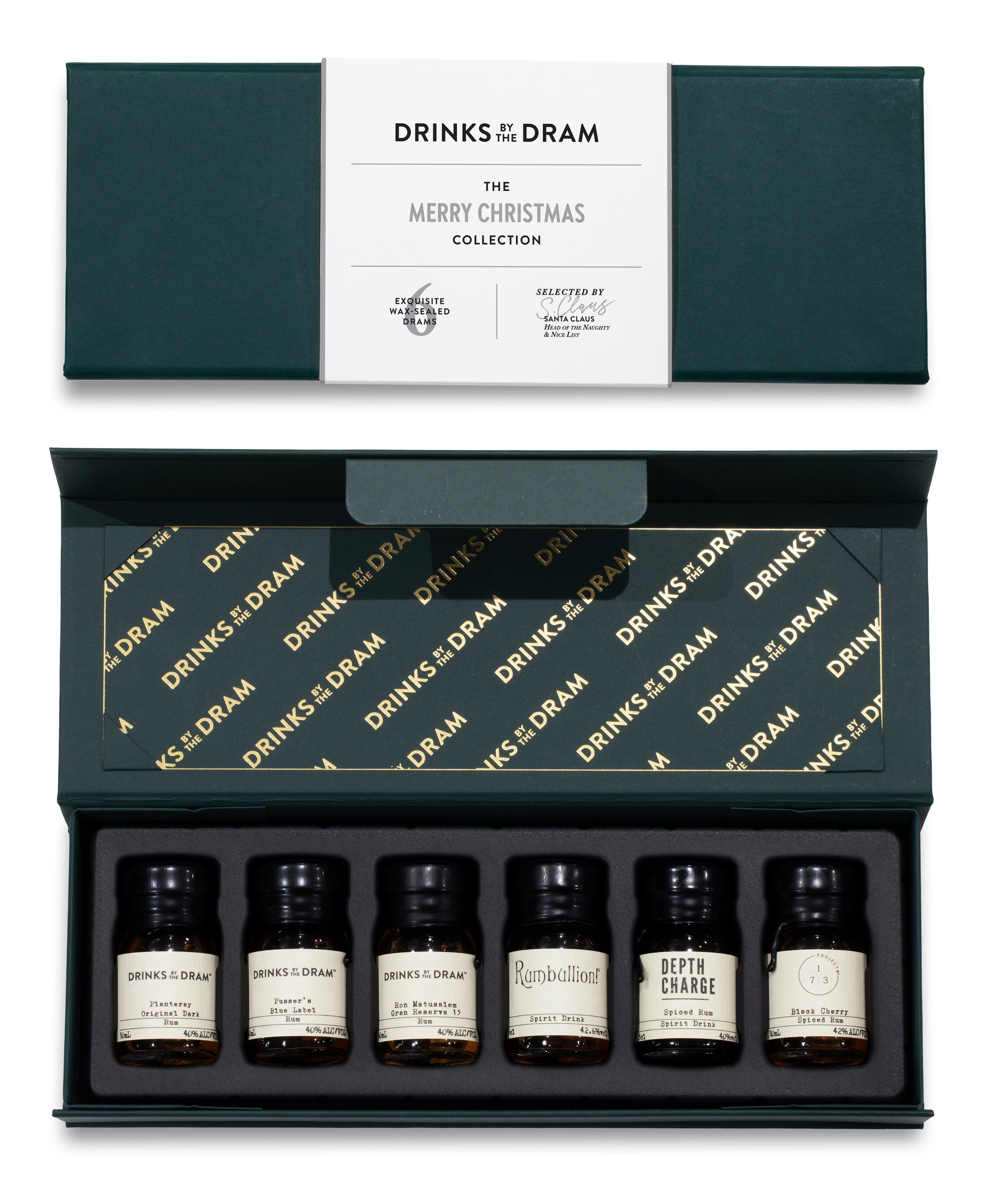 Merry Christmas Rum Tasting Set (Green) 18cl