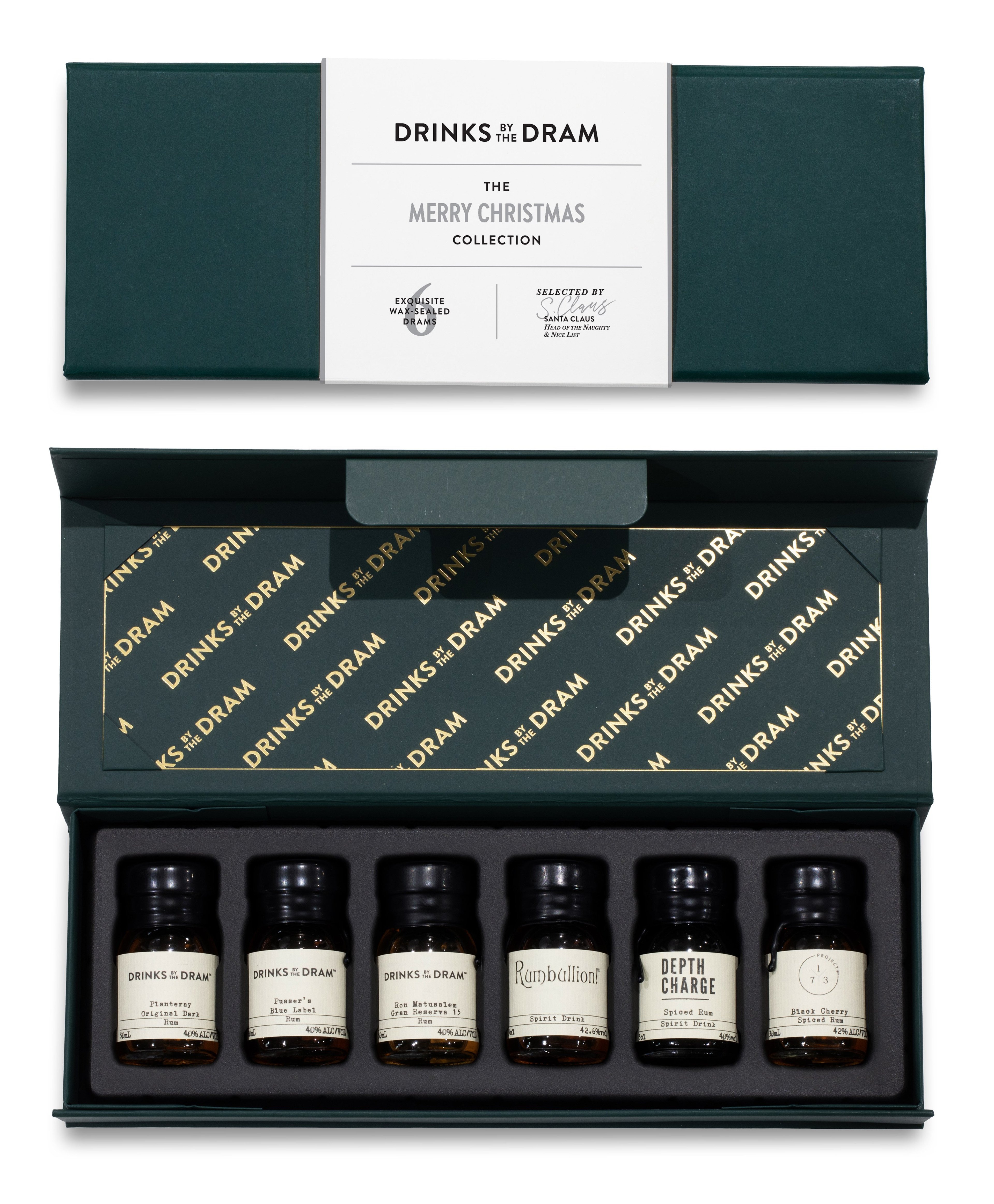Merry Christmas Rum Tasting Set (Green) 18cl
