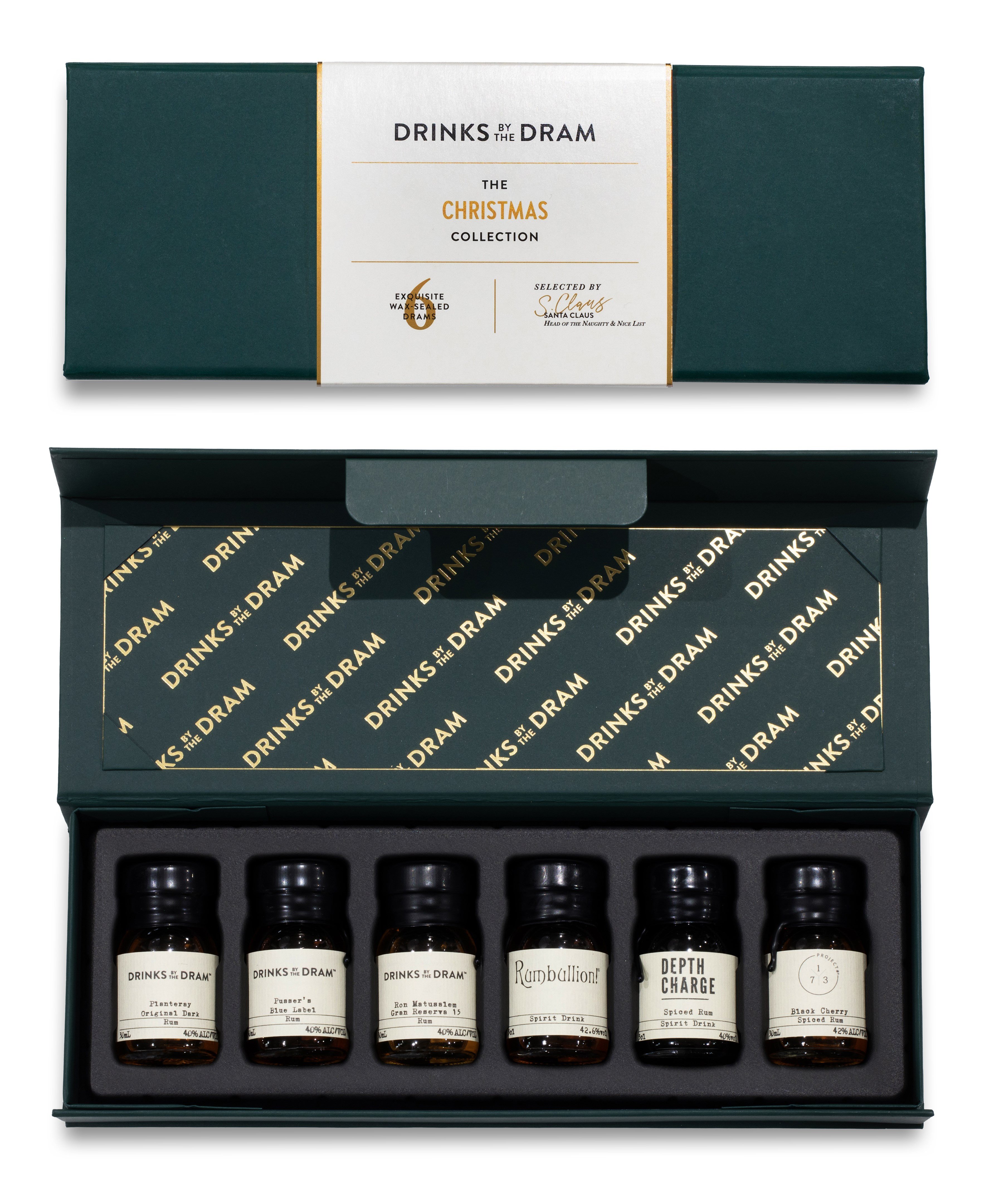 Merry Christmas Rum Tasting Set (Green) 18cl