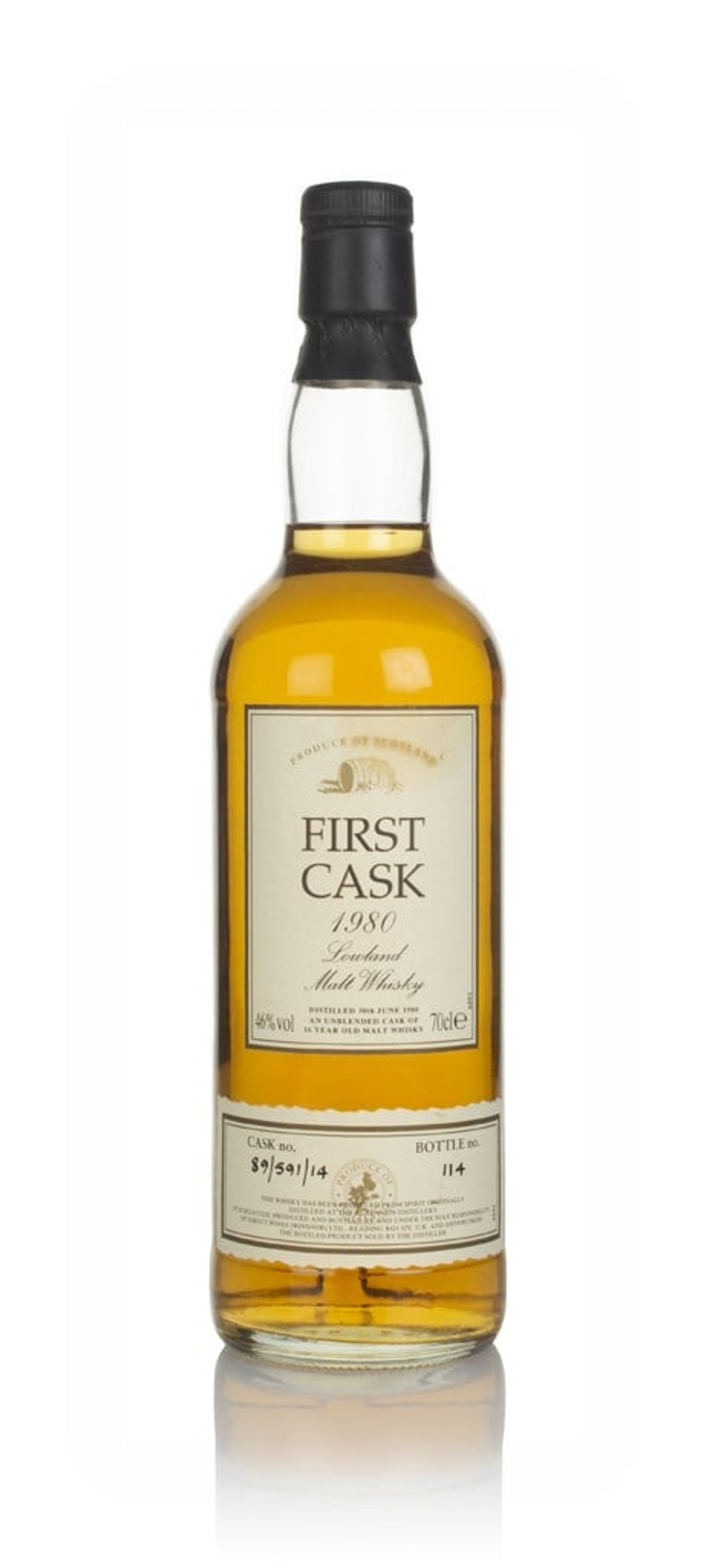 Bladnoch 16 Year Old 1980 (cask 89/591/14) - First Cask 70cl