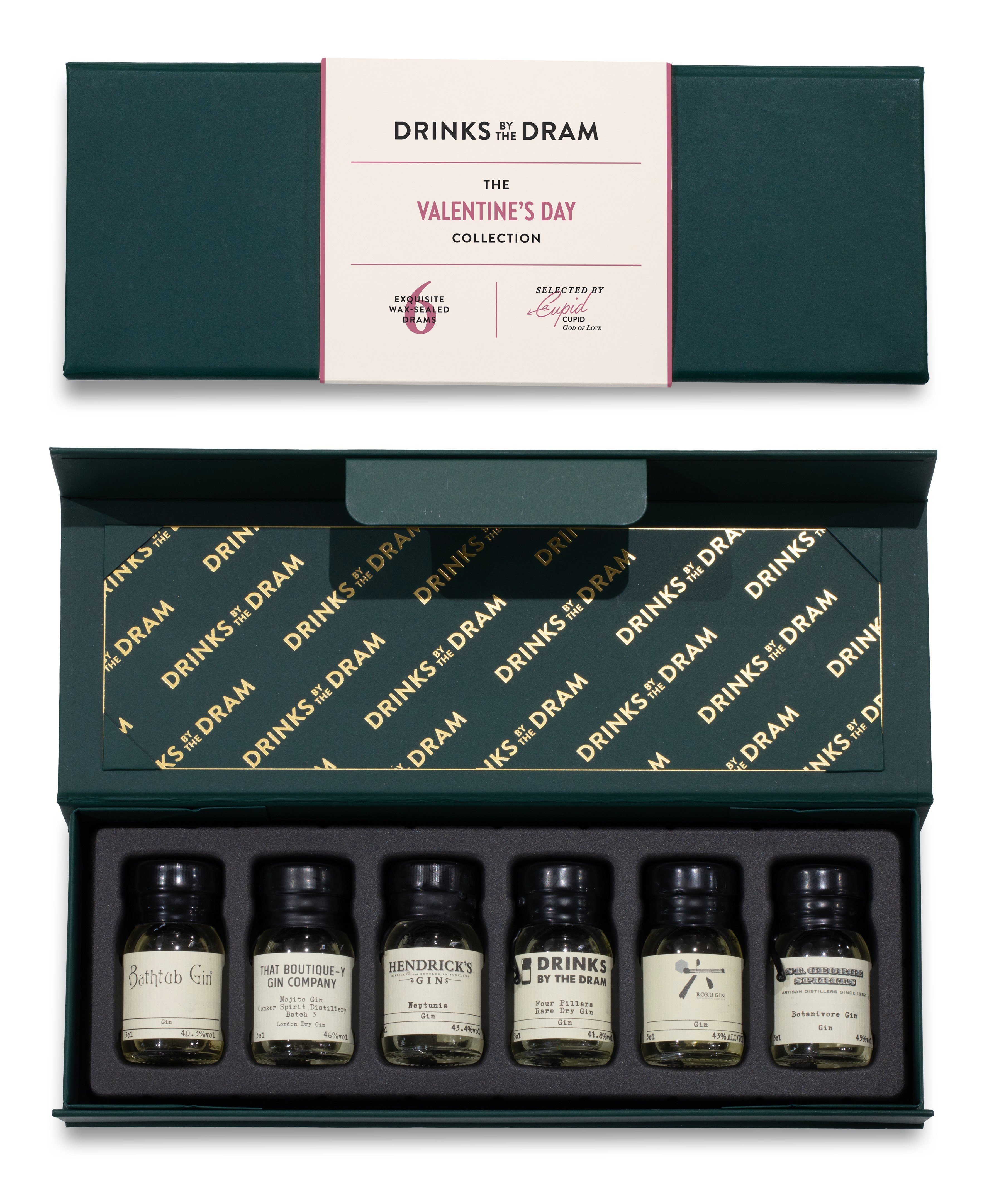 Valentines Gin Tasting Set (Green) 18cl