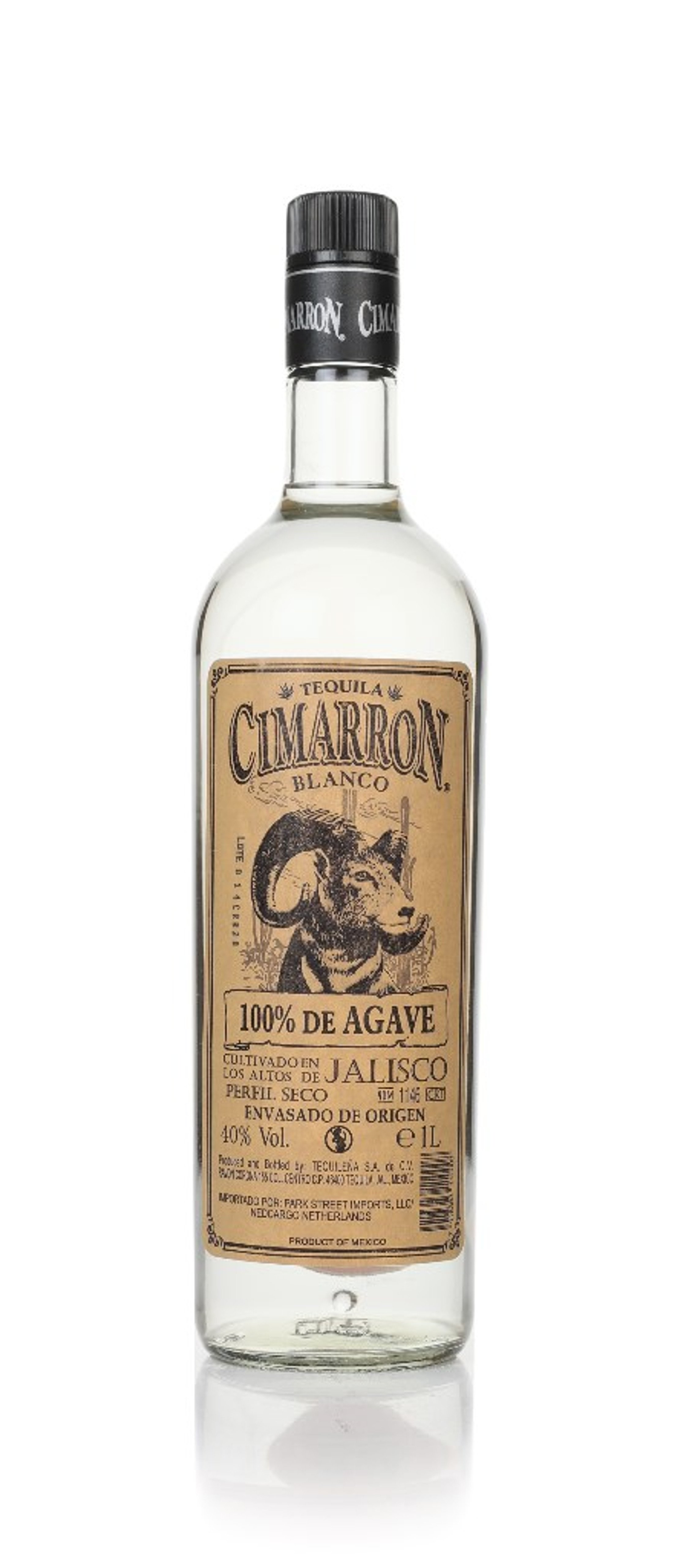 Cimarrón Blanco Tequila (1L) 100cl